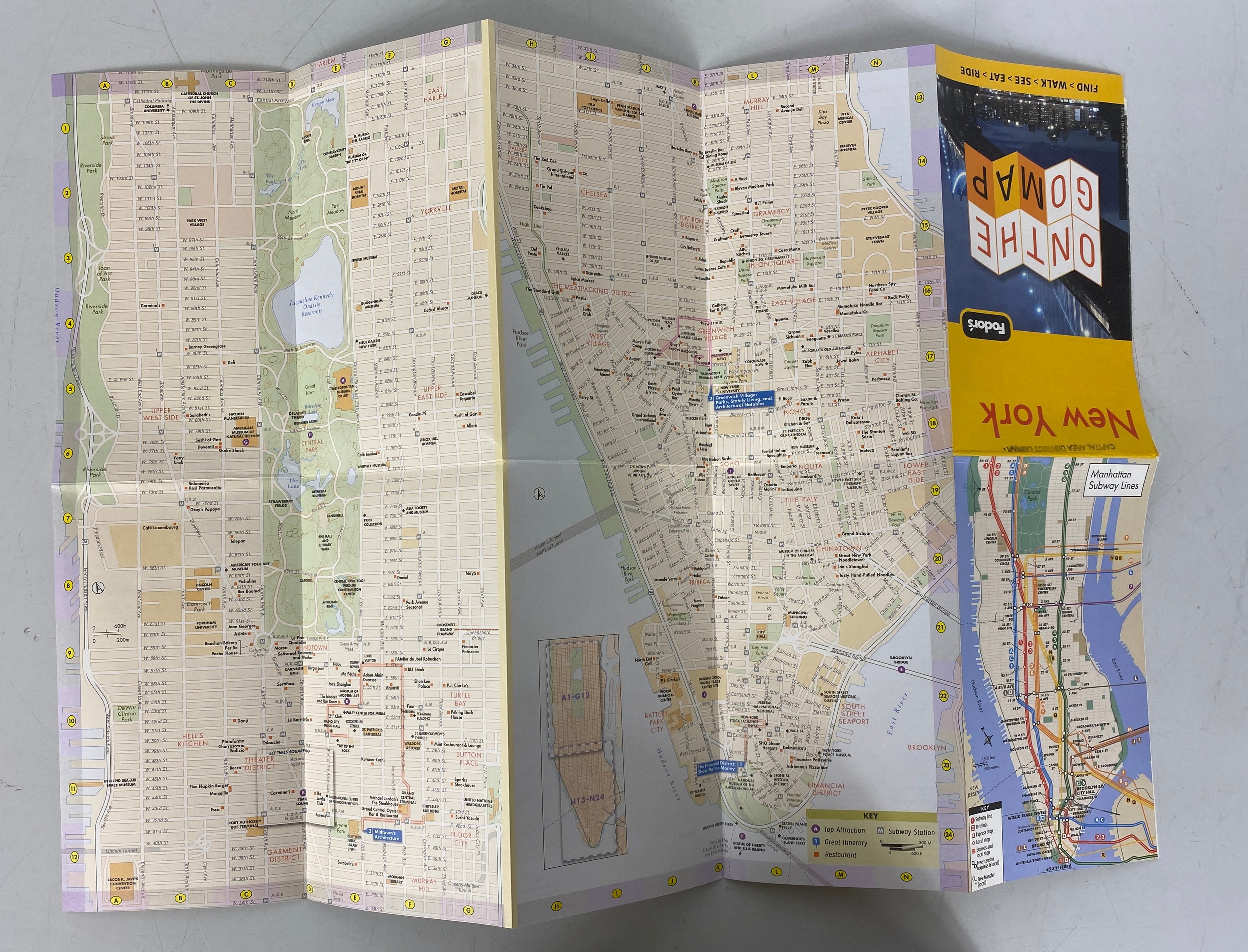 Lot of New York City Maps: Fodor's/AAA/Rand McNally EasyFinder/MTA Map