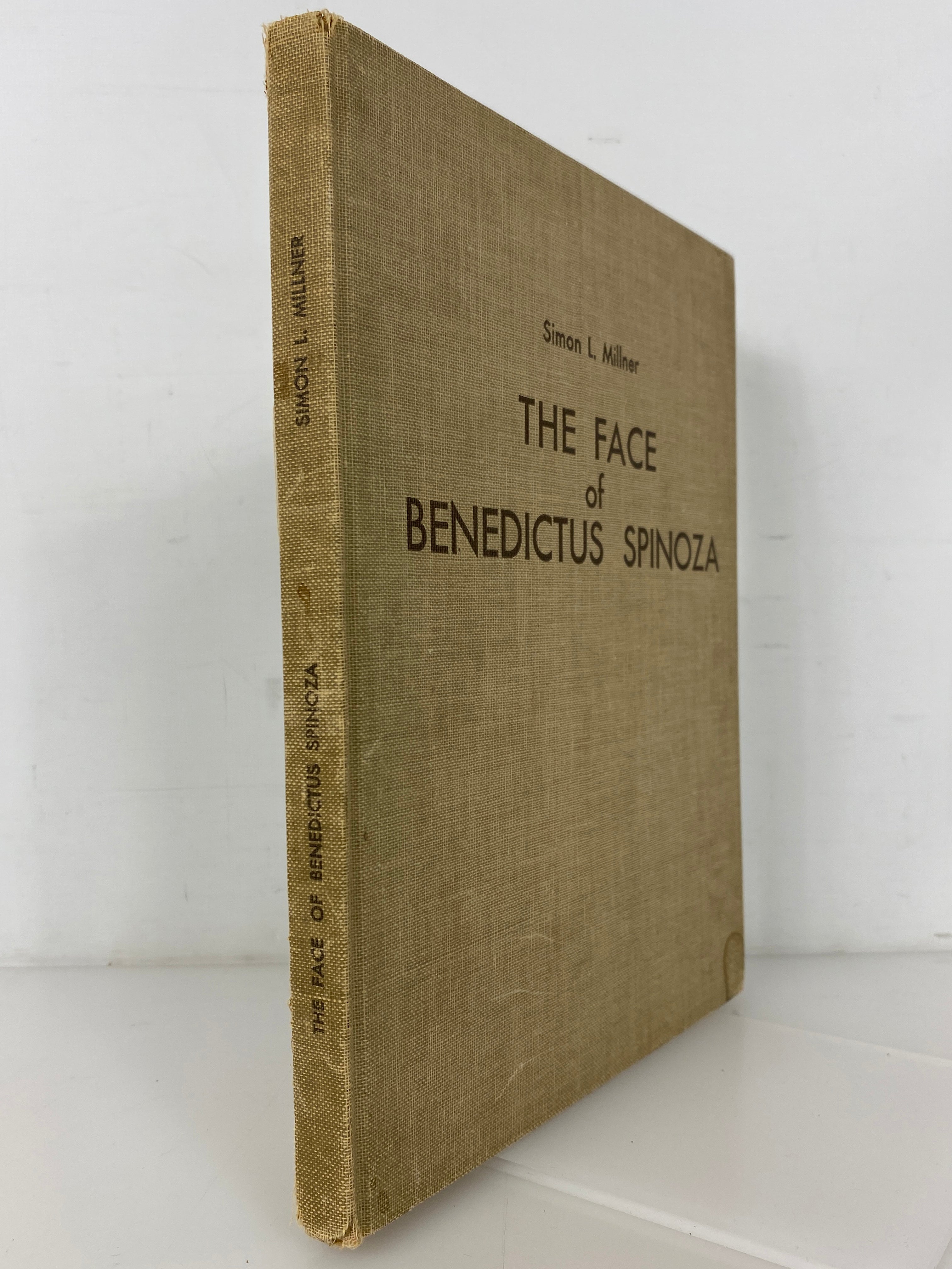 The Face of Benedictus Spinoza by Simon Millner 1946 Vintage HC