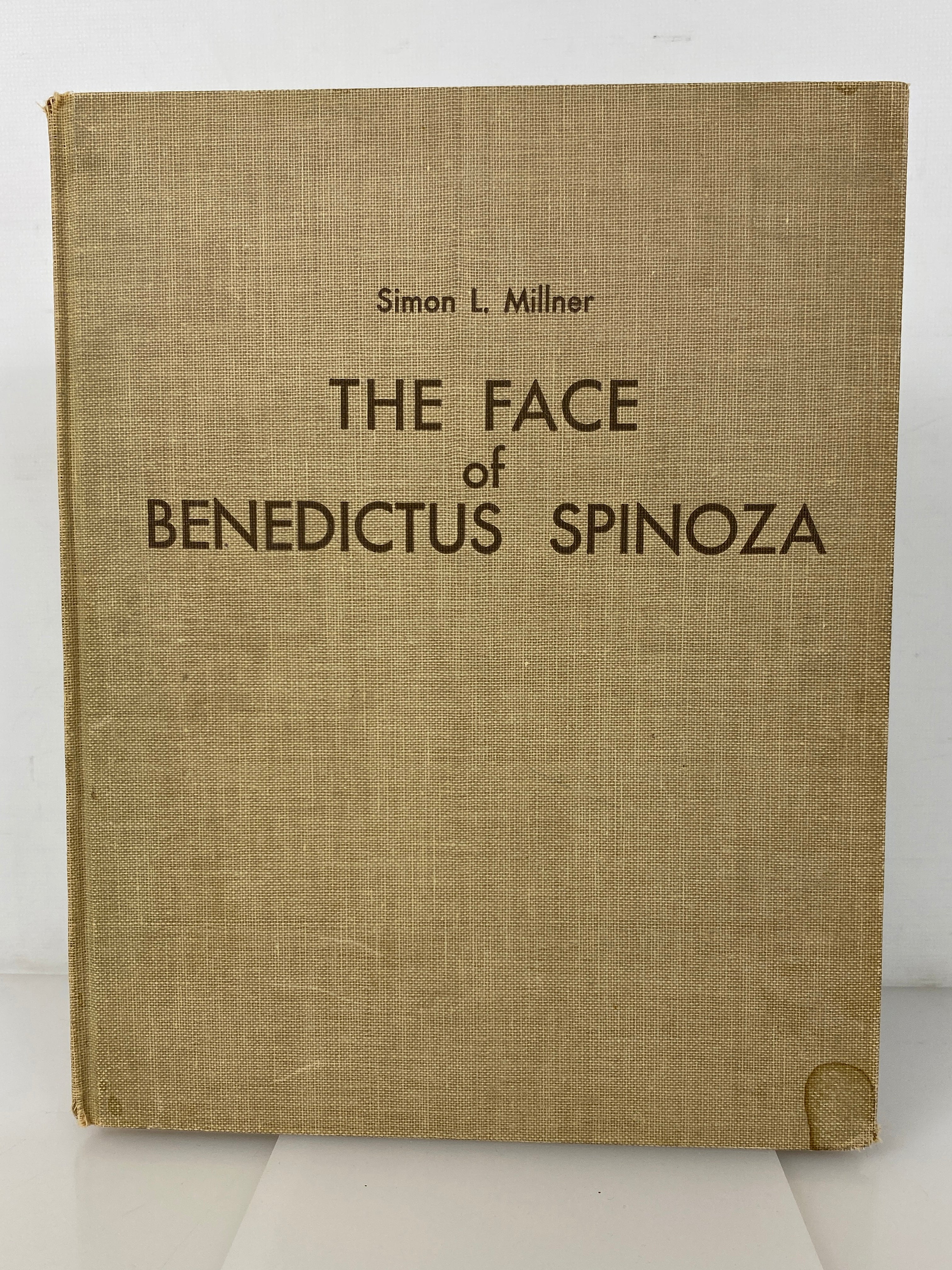 The Face of Benedictus Spinoza by Simon Millner 1946 Vintage HC