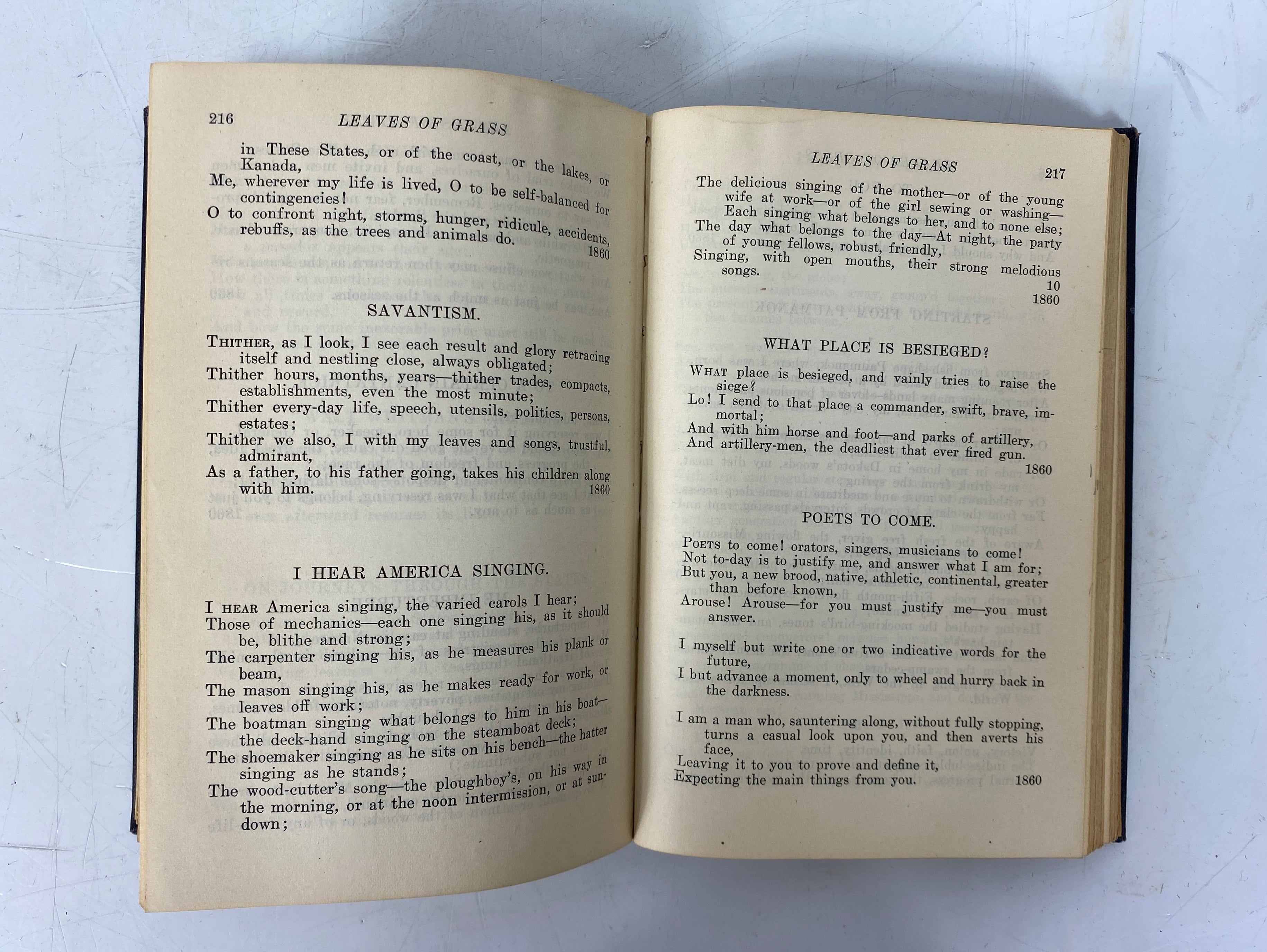 4 Antique Poetry Volumes: Pollok/Emerson/Whitman/Browning 1884-1932