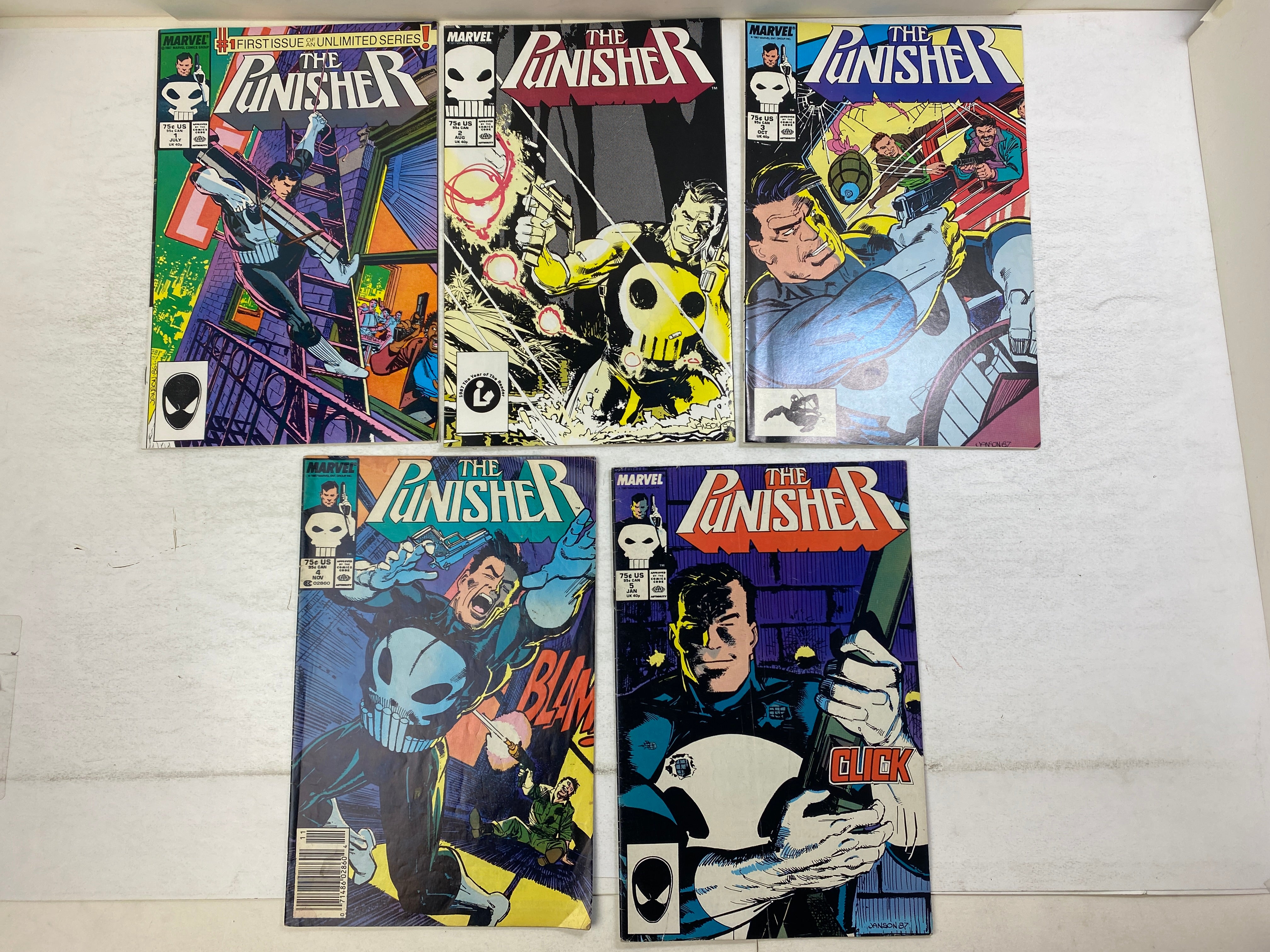 Lot of 12 Punisher 2099  Marvel Comics 1993-1994