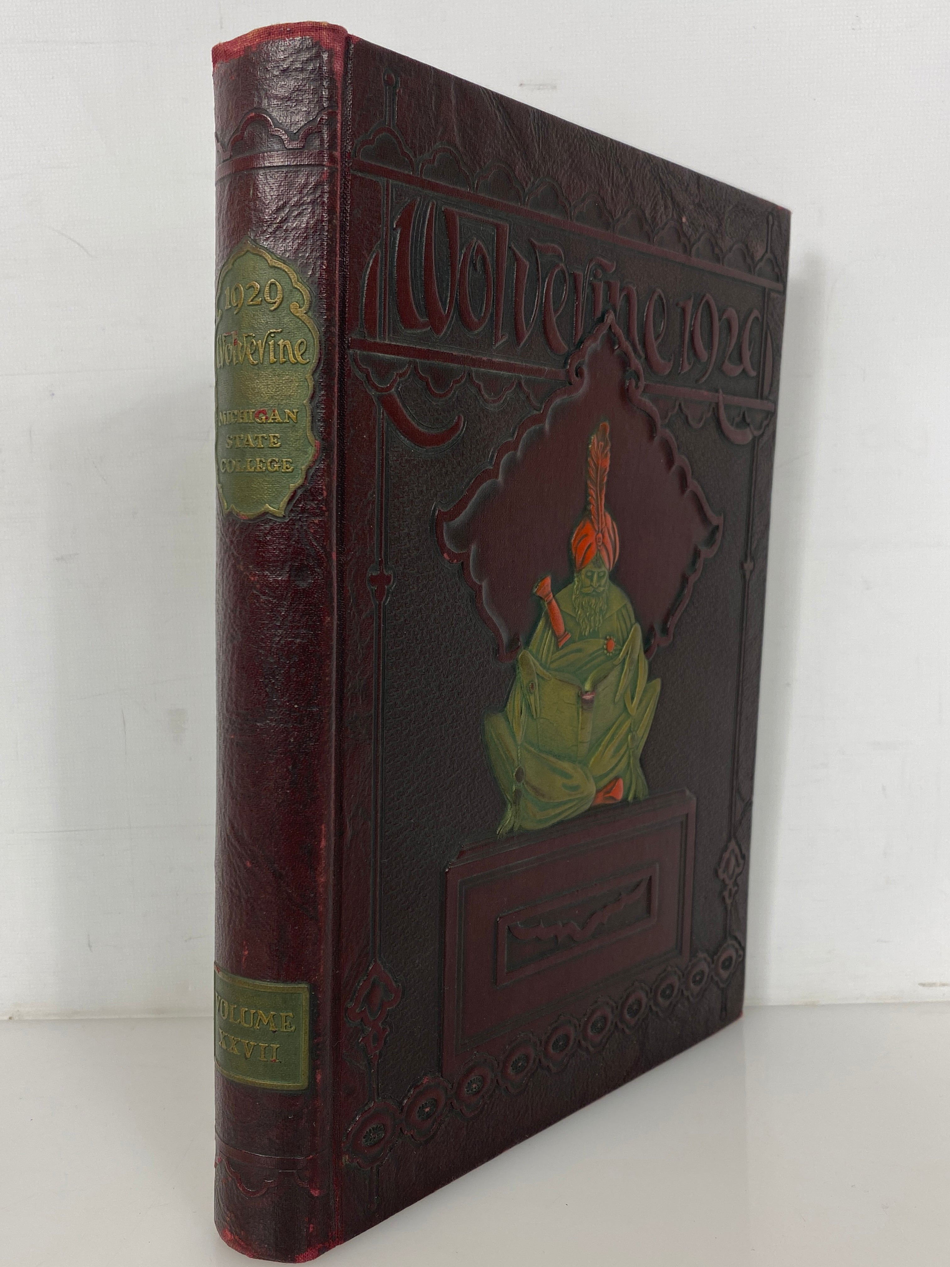 1929 Michigan State College "Wolverine" Yearbook HC