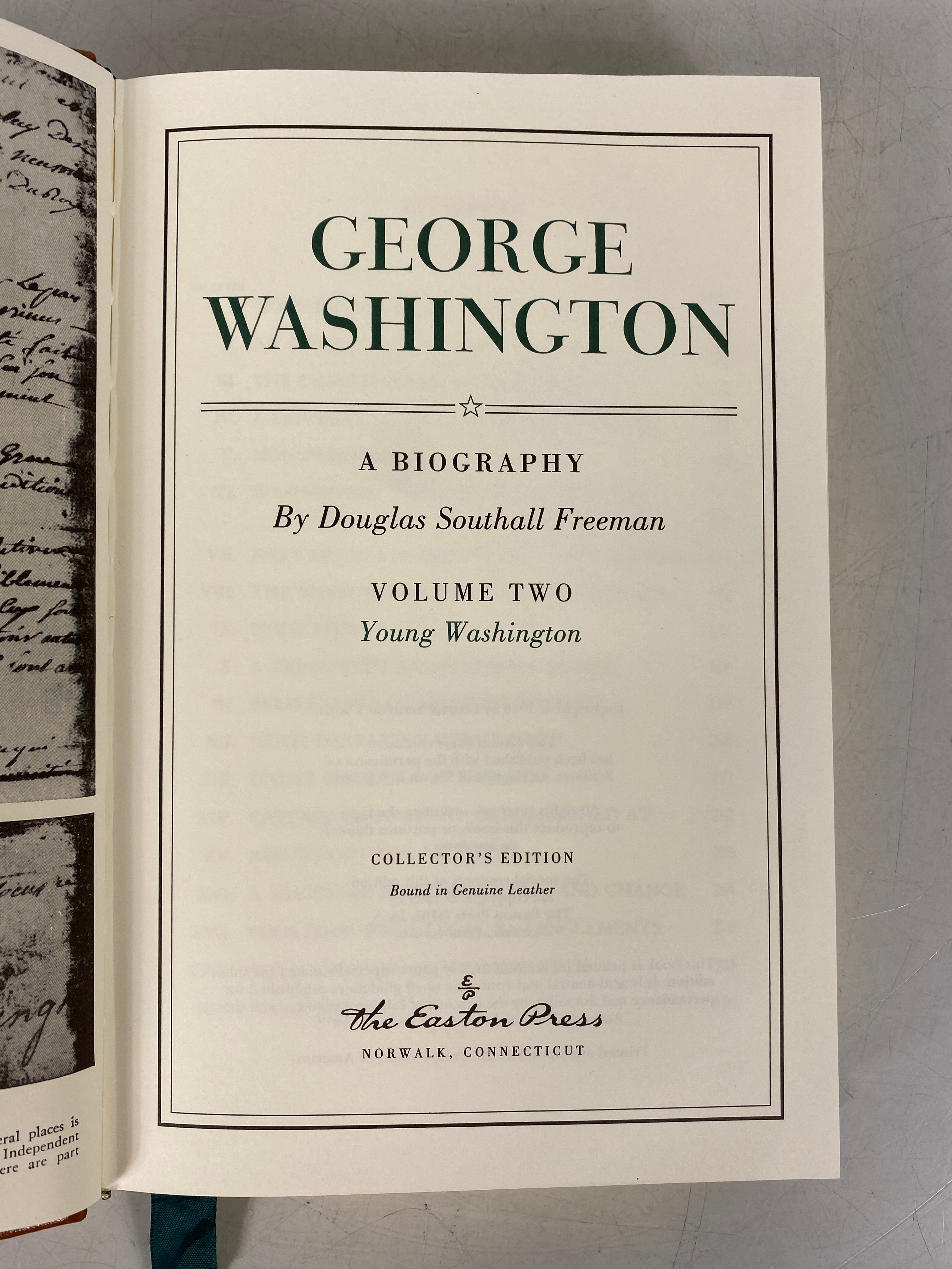 7 Vol Set: George Washington a Biography by Freeman Easton Press Leather Bound