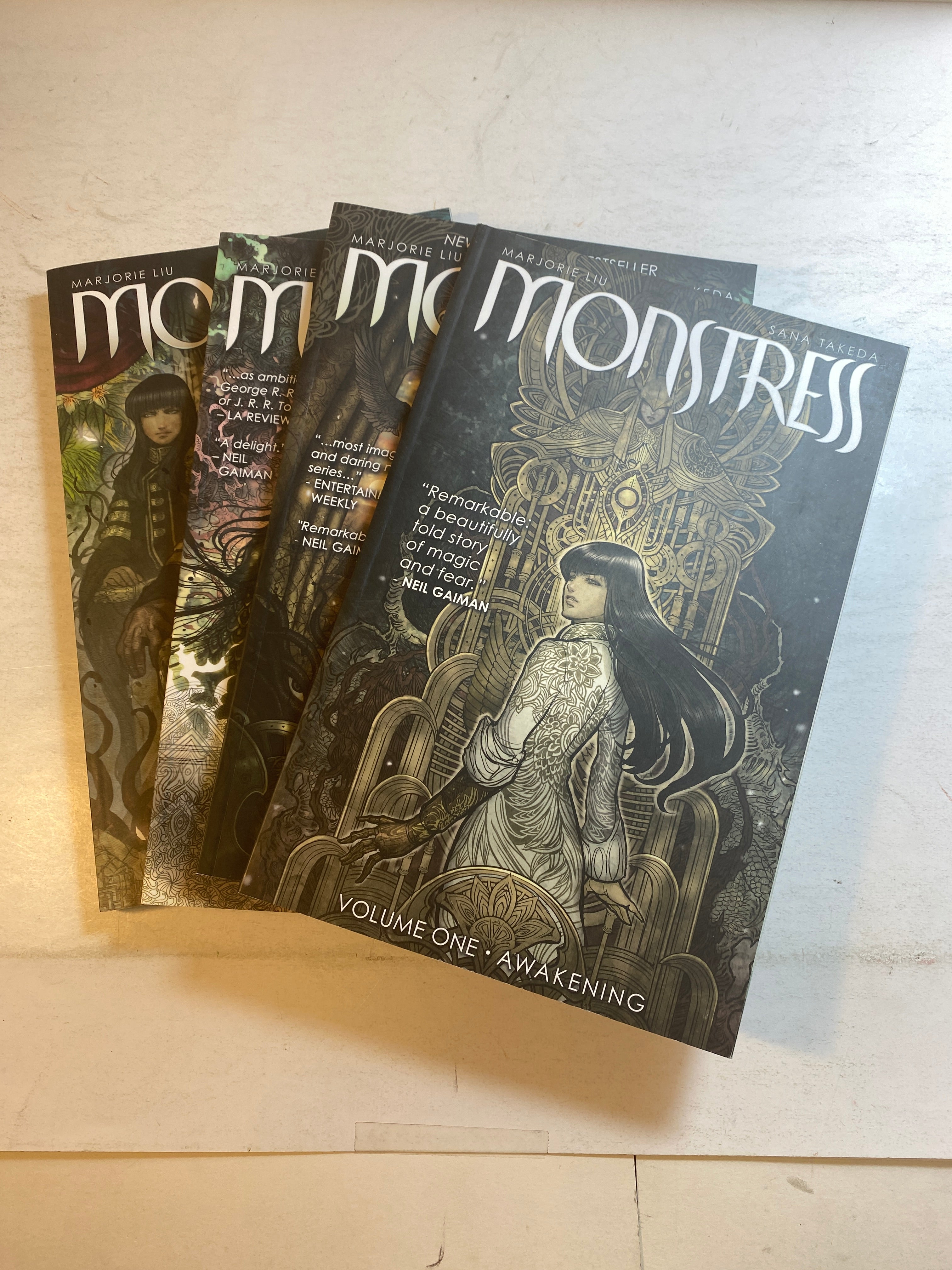 Lot of 4 Monstress Liu Takeda Vols 1-4 2016-2019