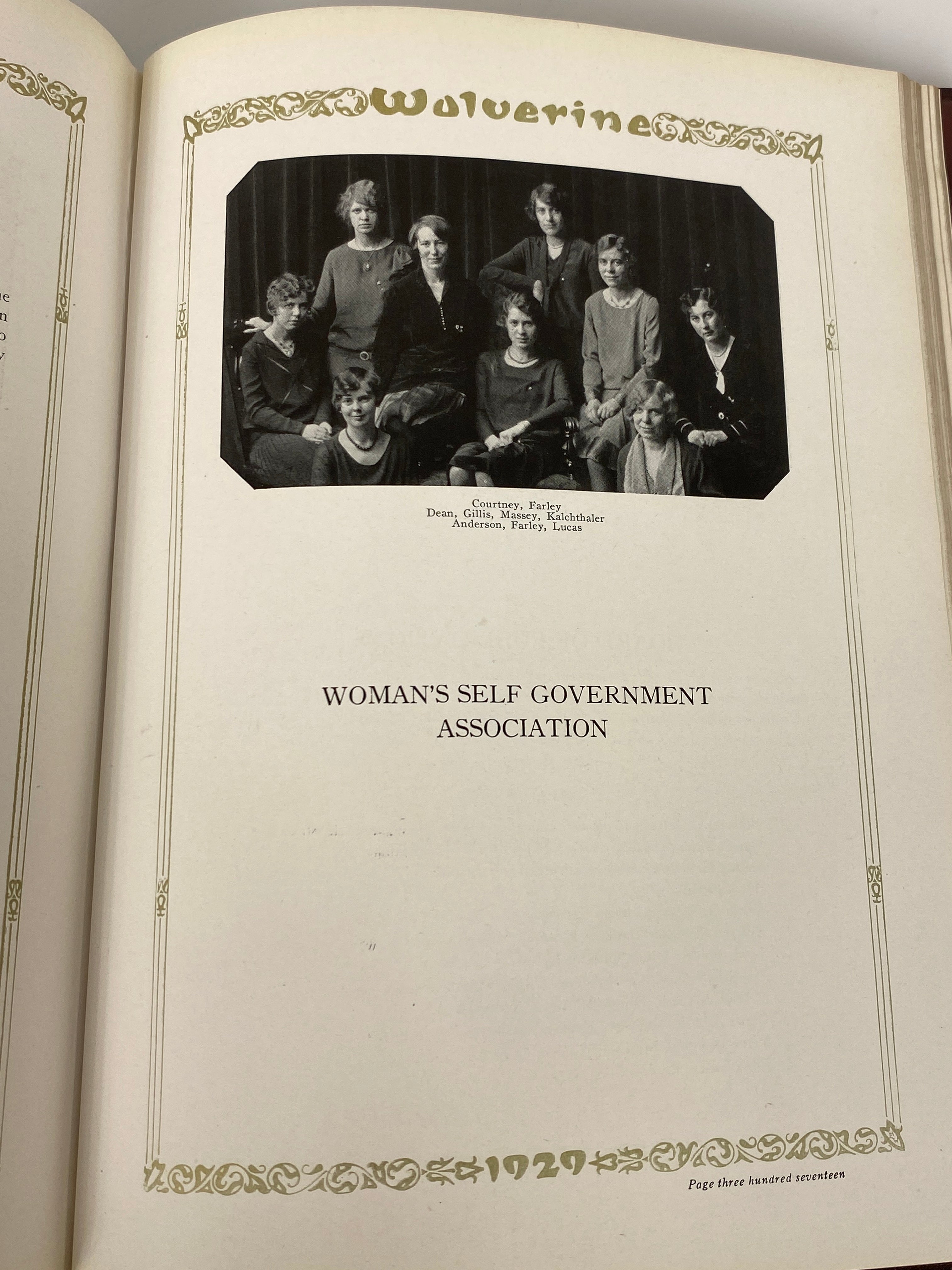 1929 Michigan State College "Wolverine" Yearbook HC