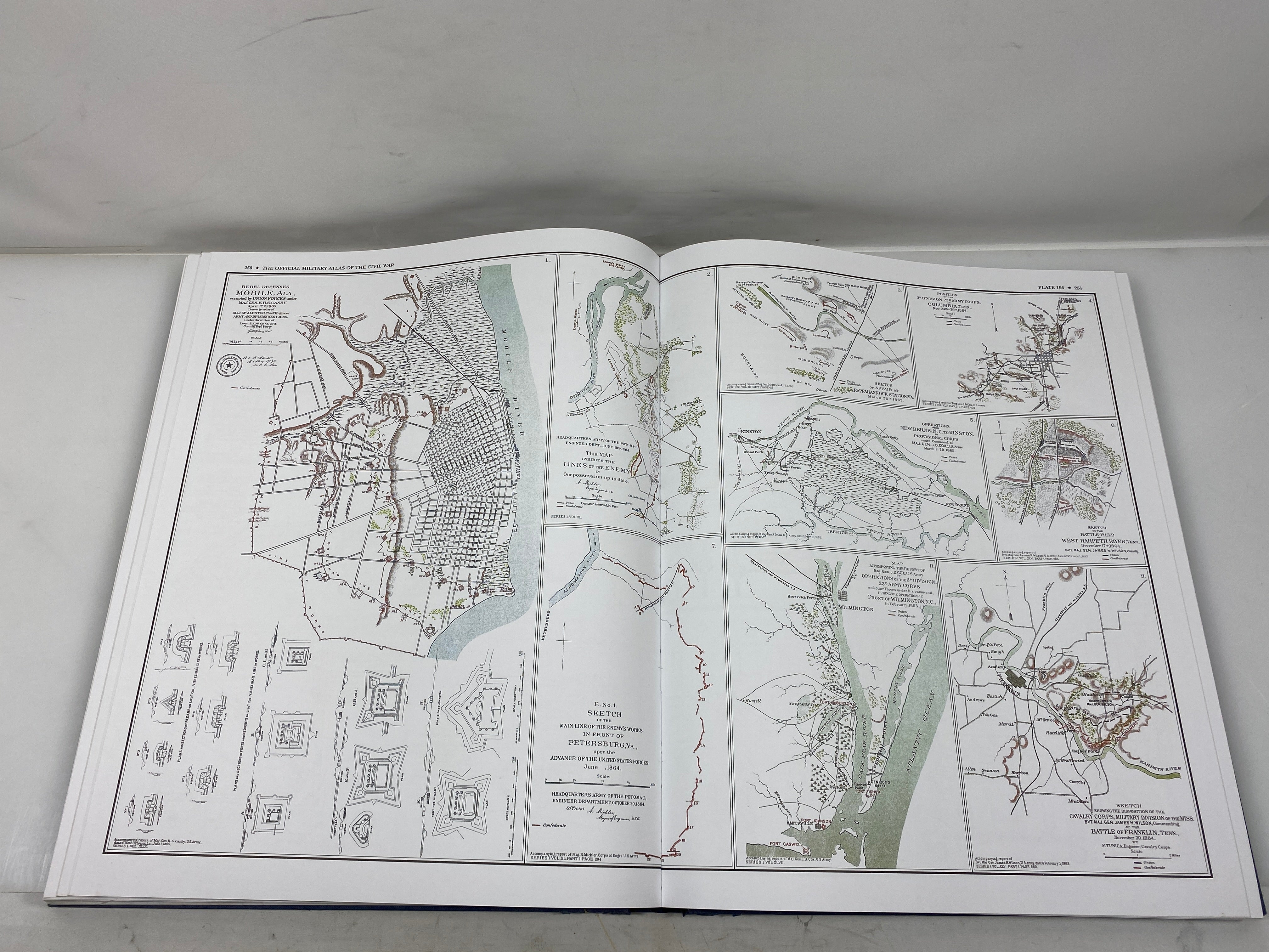 The Official Military Atlas of the Civil by War Davis/Perry/Kirkley 2003 HC