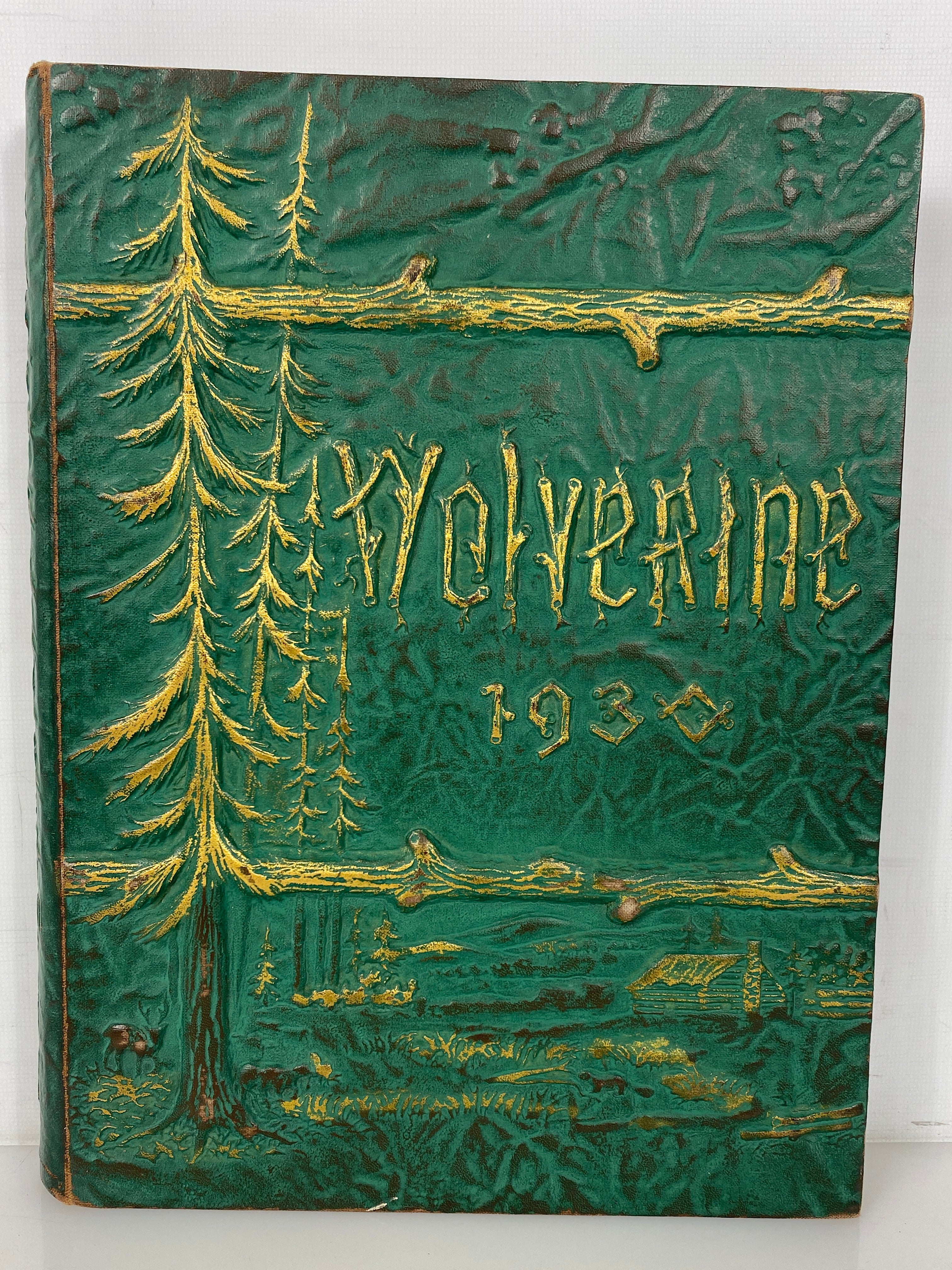 1930 Michigan State College "Wolverine" Yearbook HC