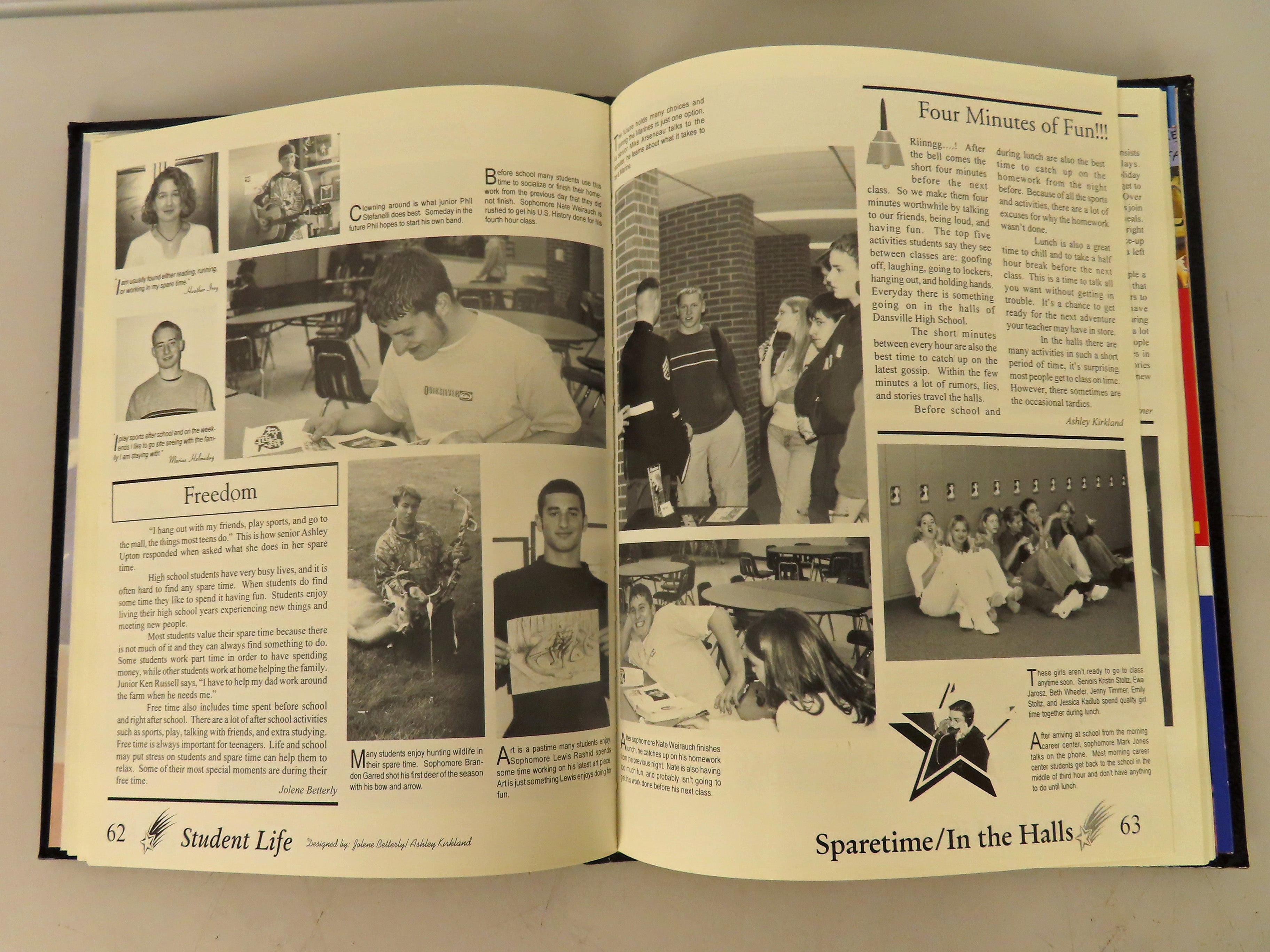 2002 Bricks & Ivy Dansville High School Yearbook Michigan