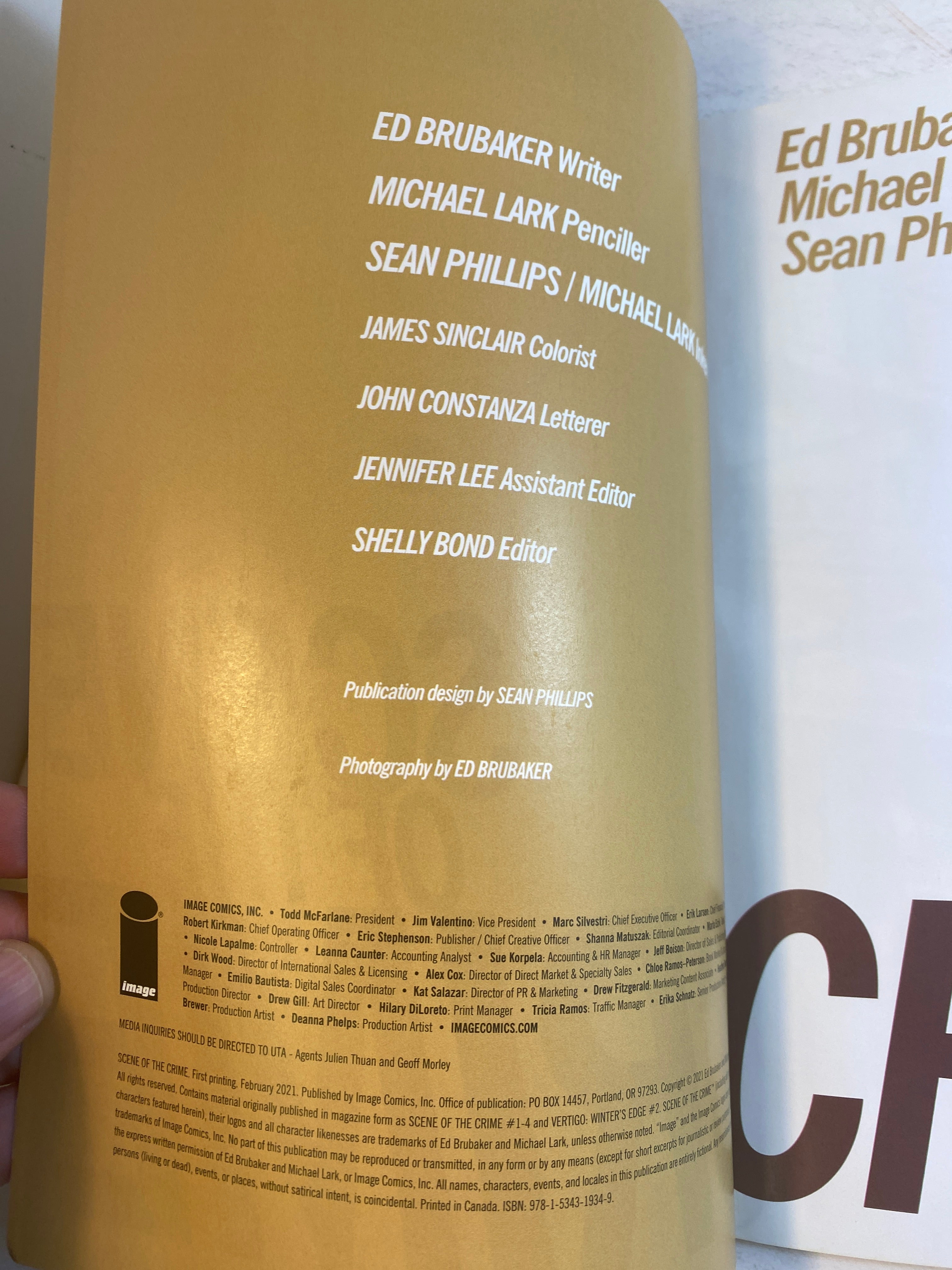 Scene of the Crime Ed Brubaker Image Comics SC 2021