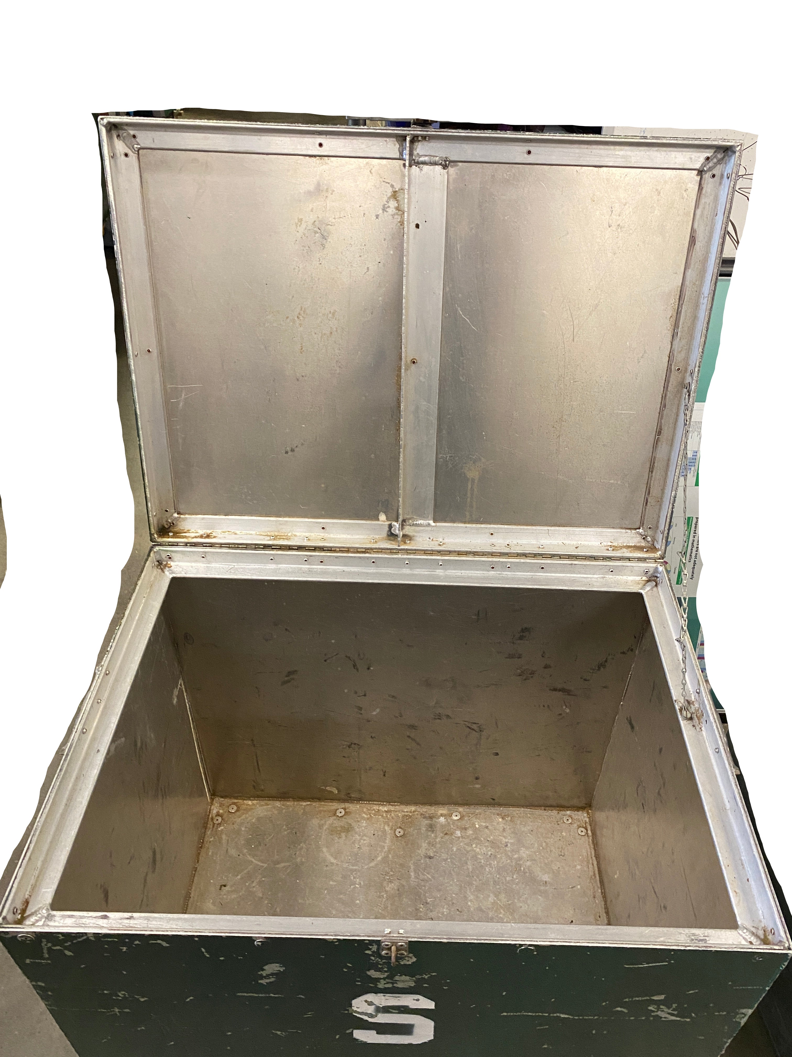 Spartan Green Metal Trunk