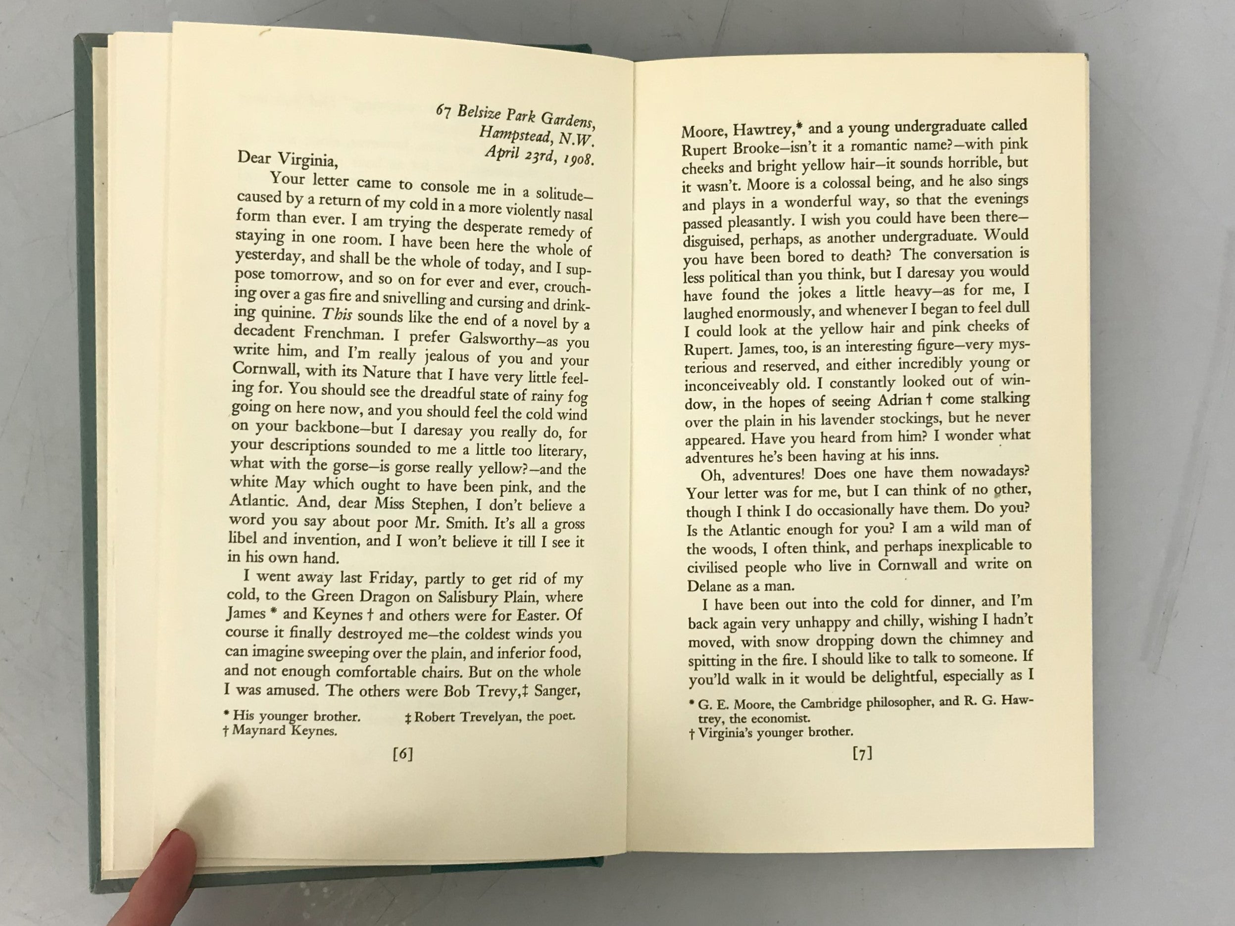 Lytton Strachey Letters by Virginia Woolf First American Edition 1956 HC DJ