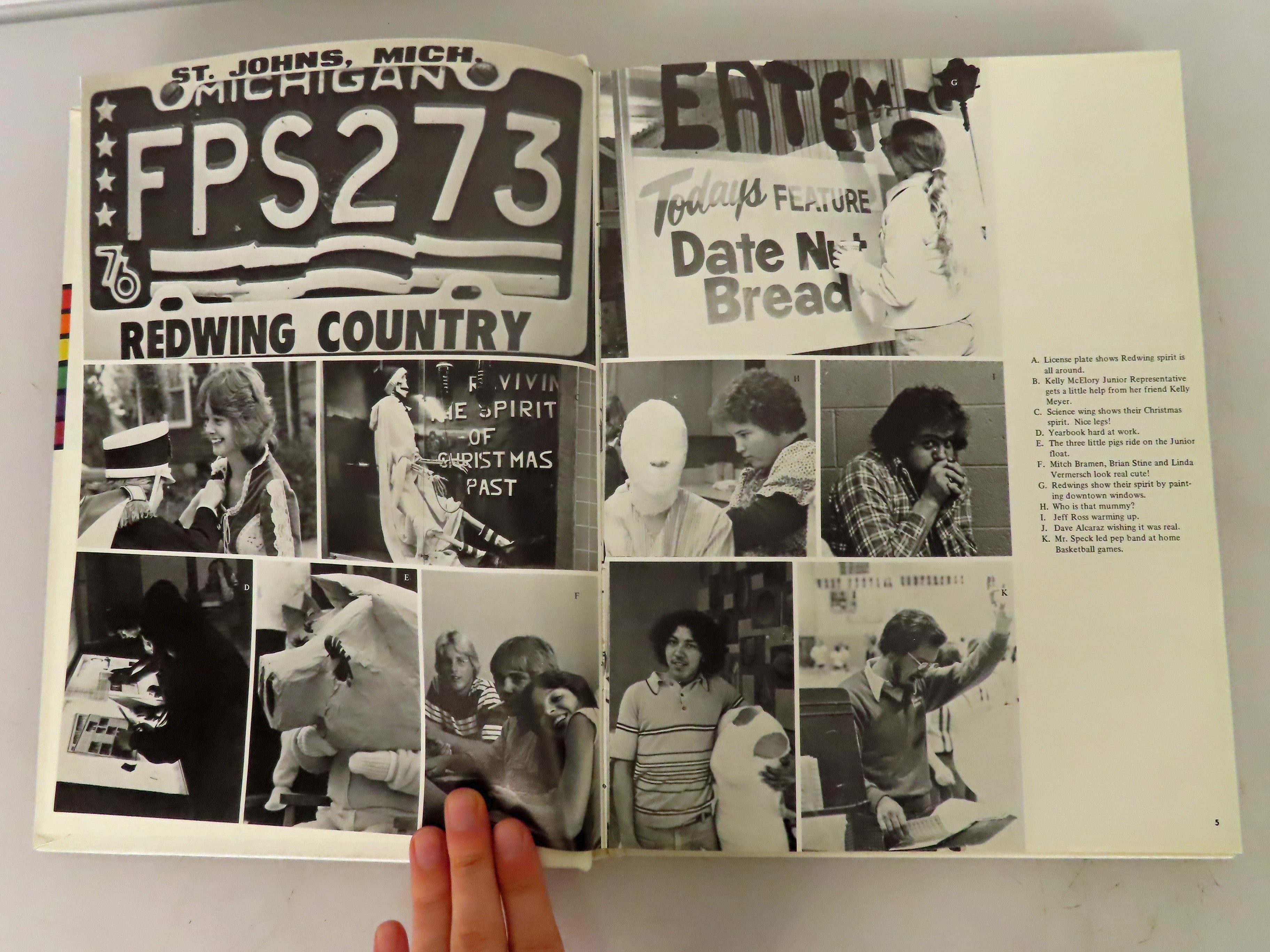 1977 St. Johns High School Yearbook Michigan