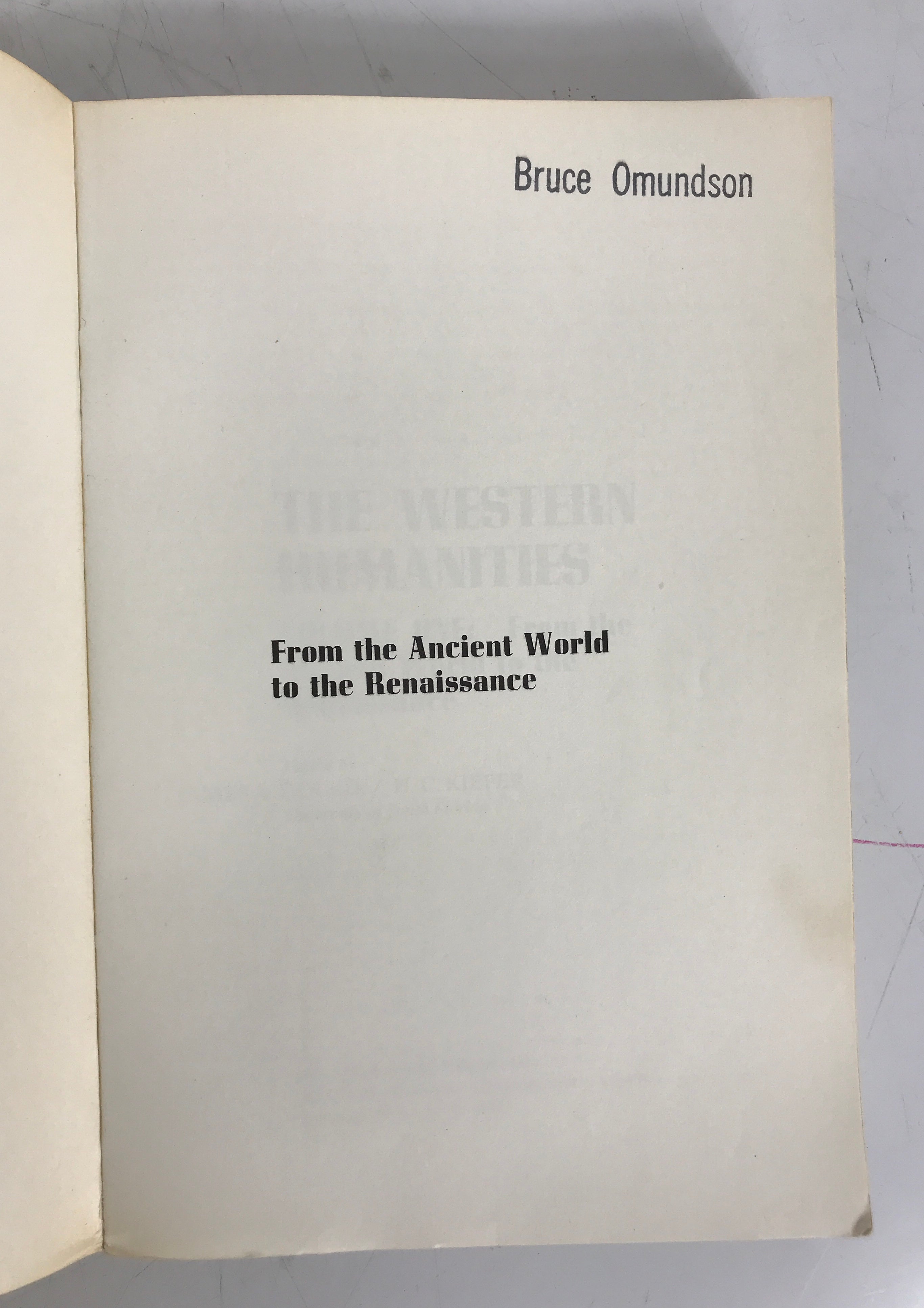 2 Volume Set: The Western Humanities by Gould/Kiefer 1971 SC