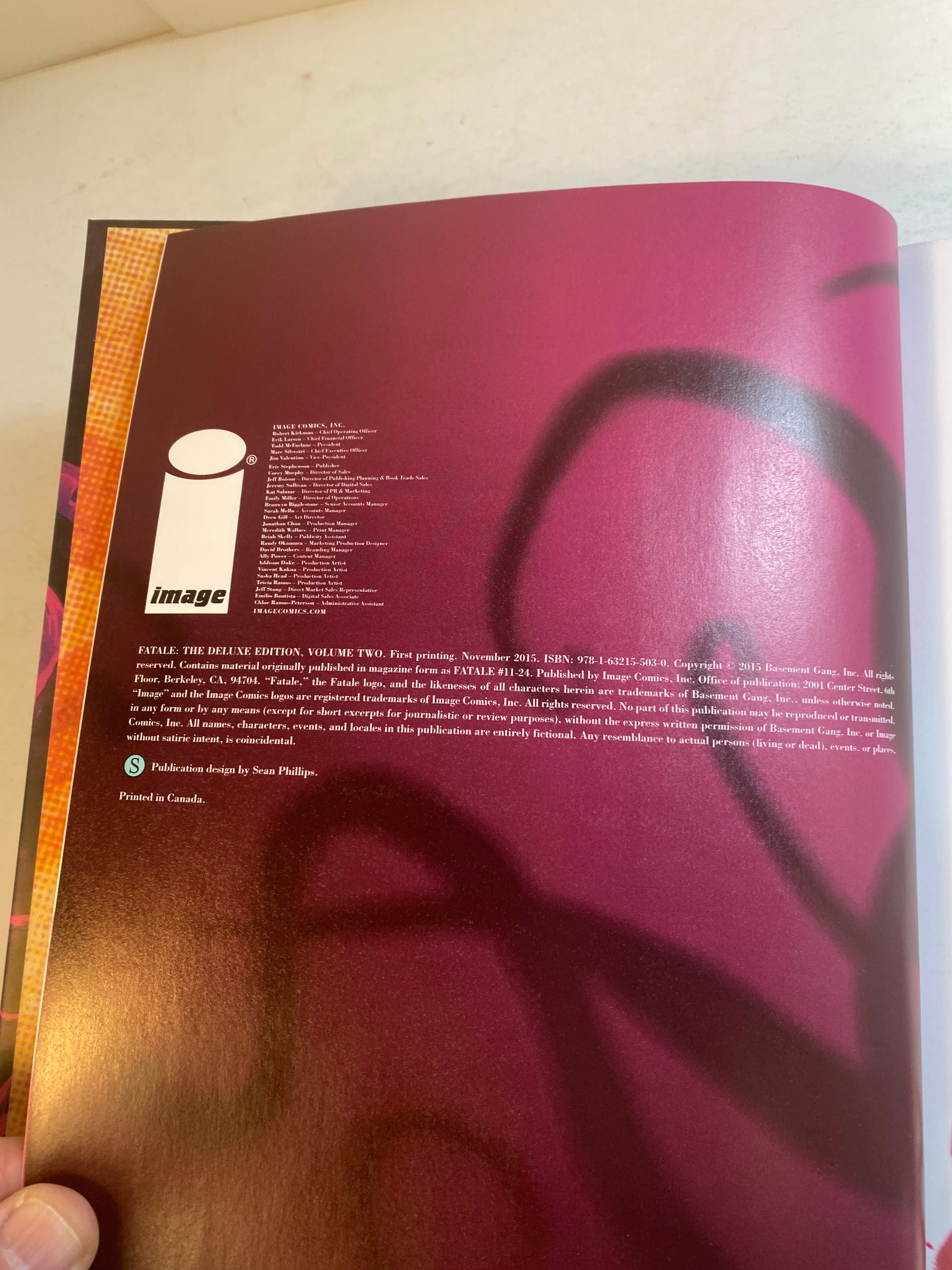 Fatale Deluxe Volume 2 Ed Brubaker Image Comics HC 2020