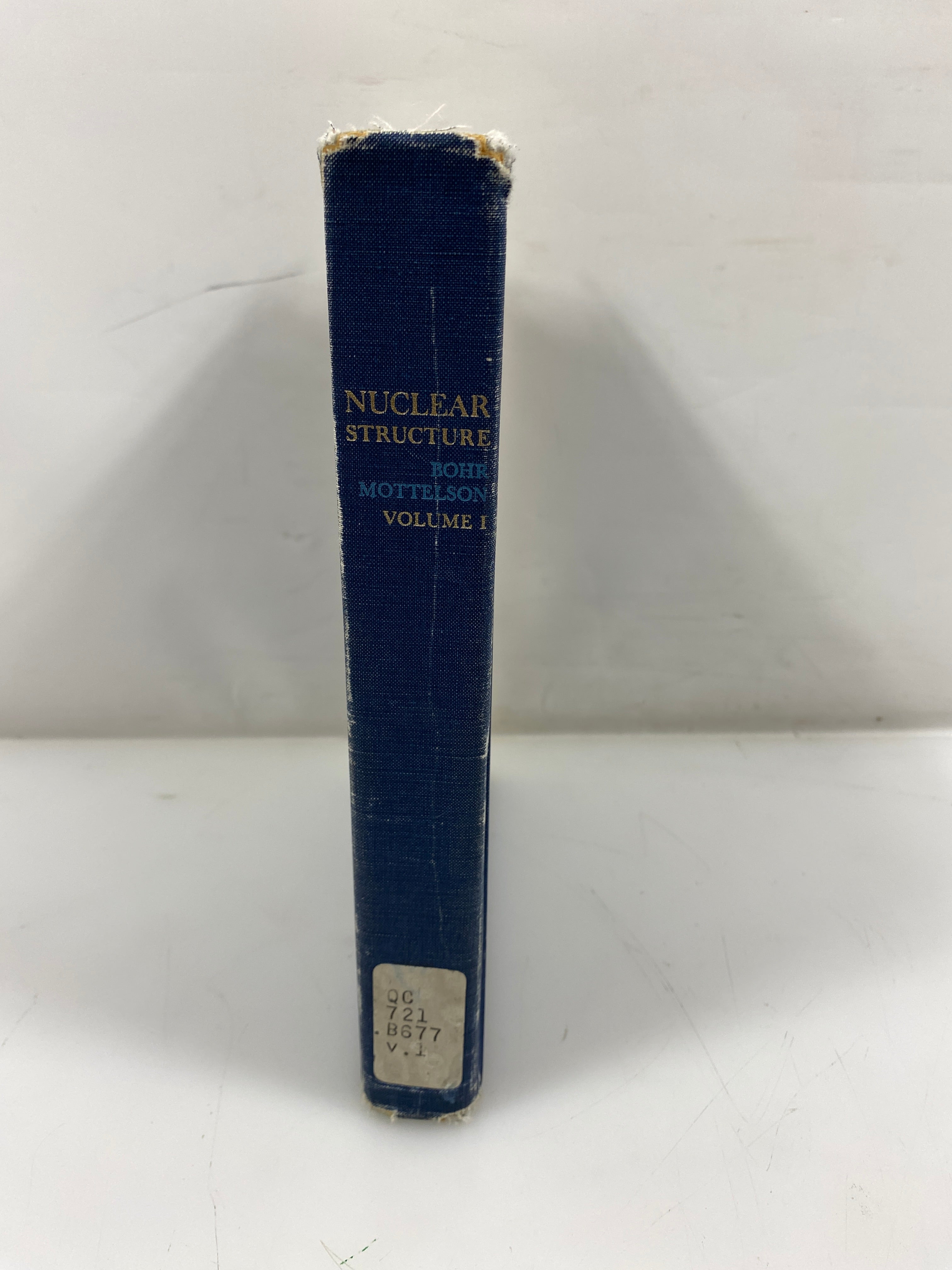 Nuclear Structure by Bohr/Mottelson Ex-Library Vol 1 1969 HC