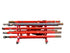 Set of 4 Volleyball Nets with Poles & Anchors
