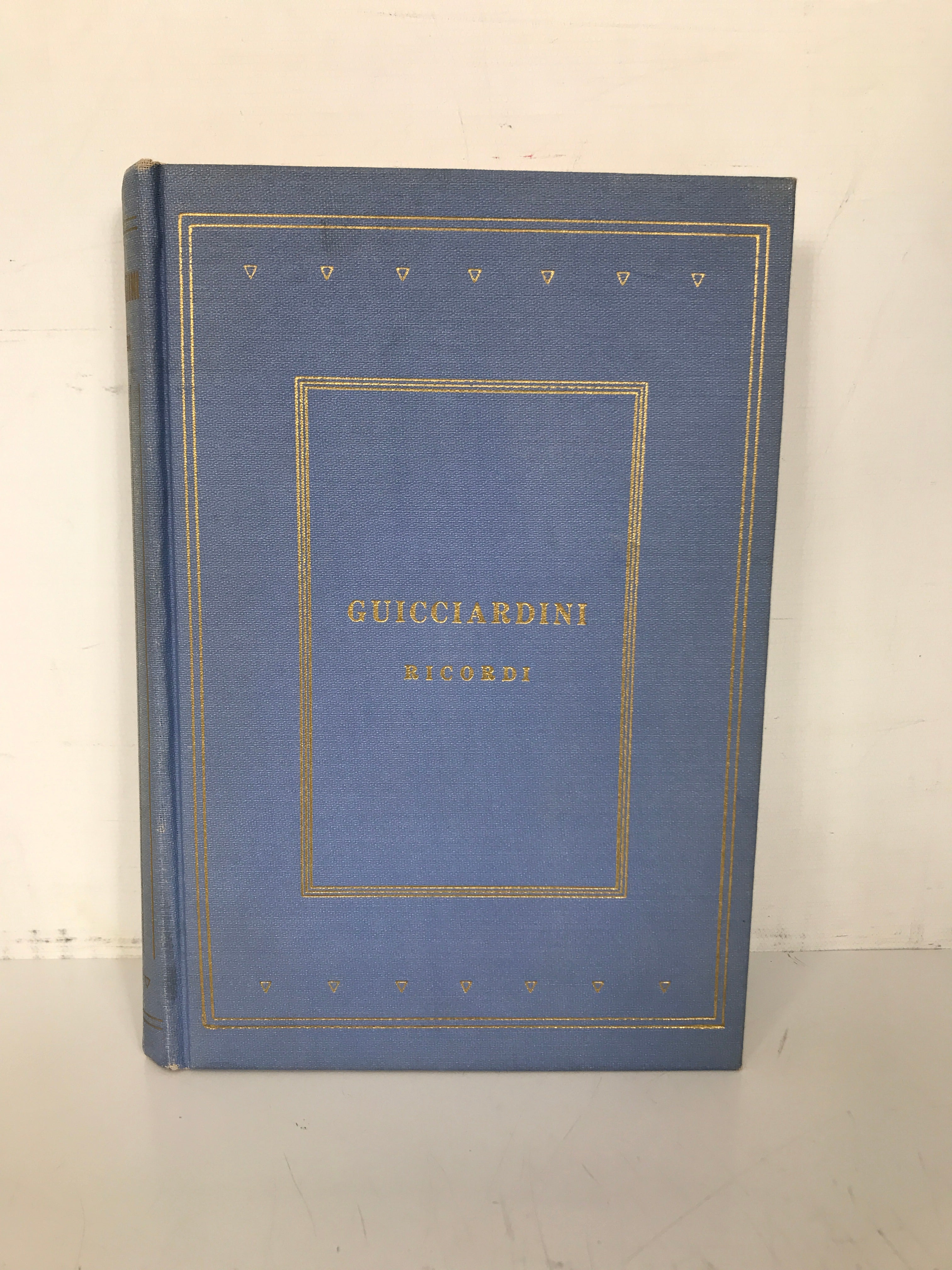 Francesco Guicciardini Ricordi 1949 Italian/English by Ninian Thomson HC