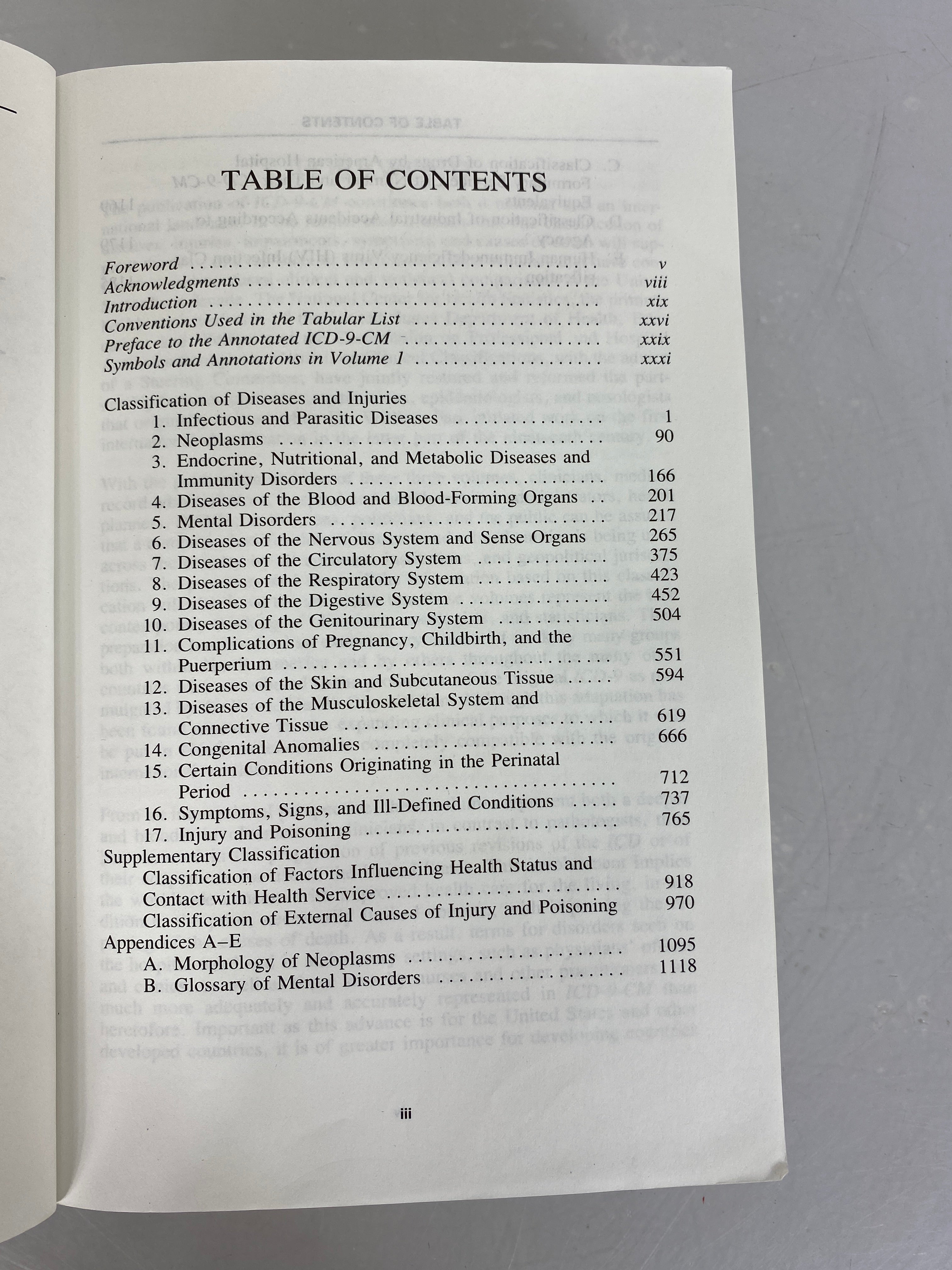 Annotated ICD 9 CM 9th Revision Volume 1 October 1969 SC