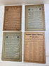 Lot of 4 Vintage Opera Programs Oliver Ditson Co Boston