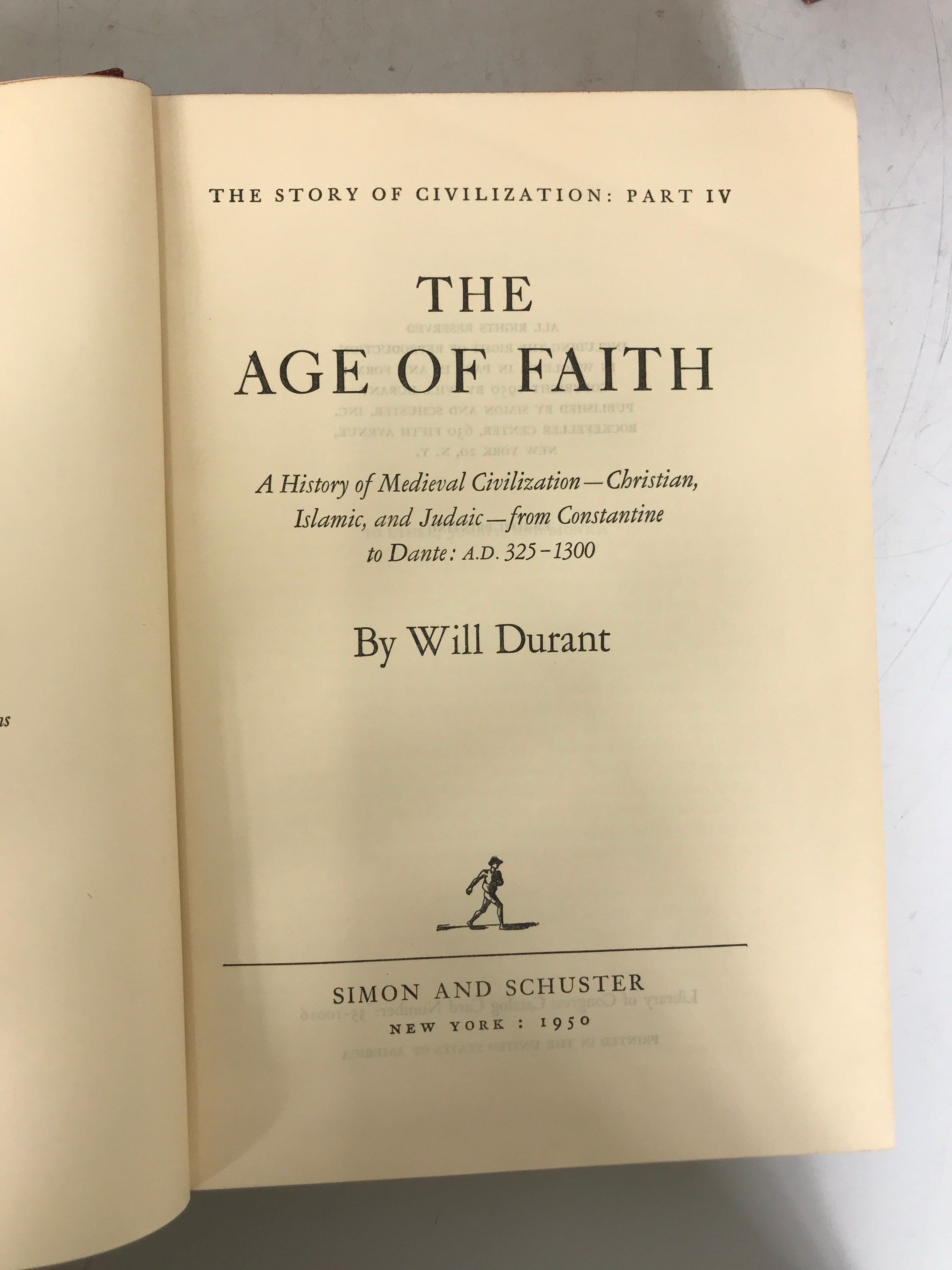 Lot of 8 The History of Civilization Will Durant Vol 1-8 1939-1963 Vintage HC