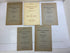Lot of 5 Vintage Opera Programs Metropolitan Opera