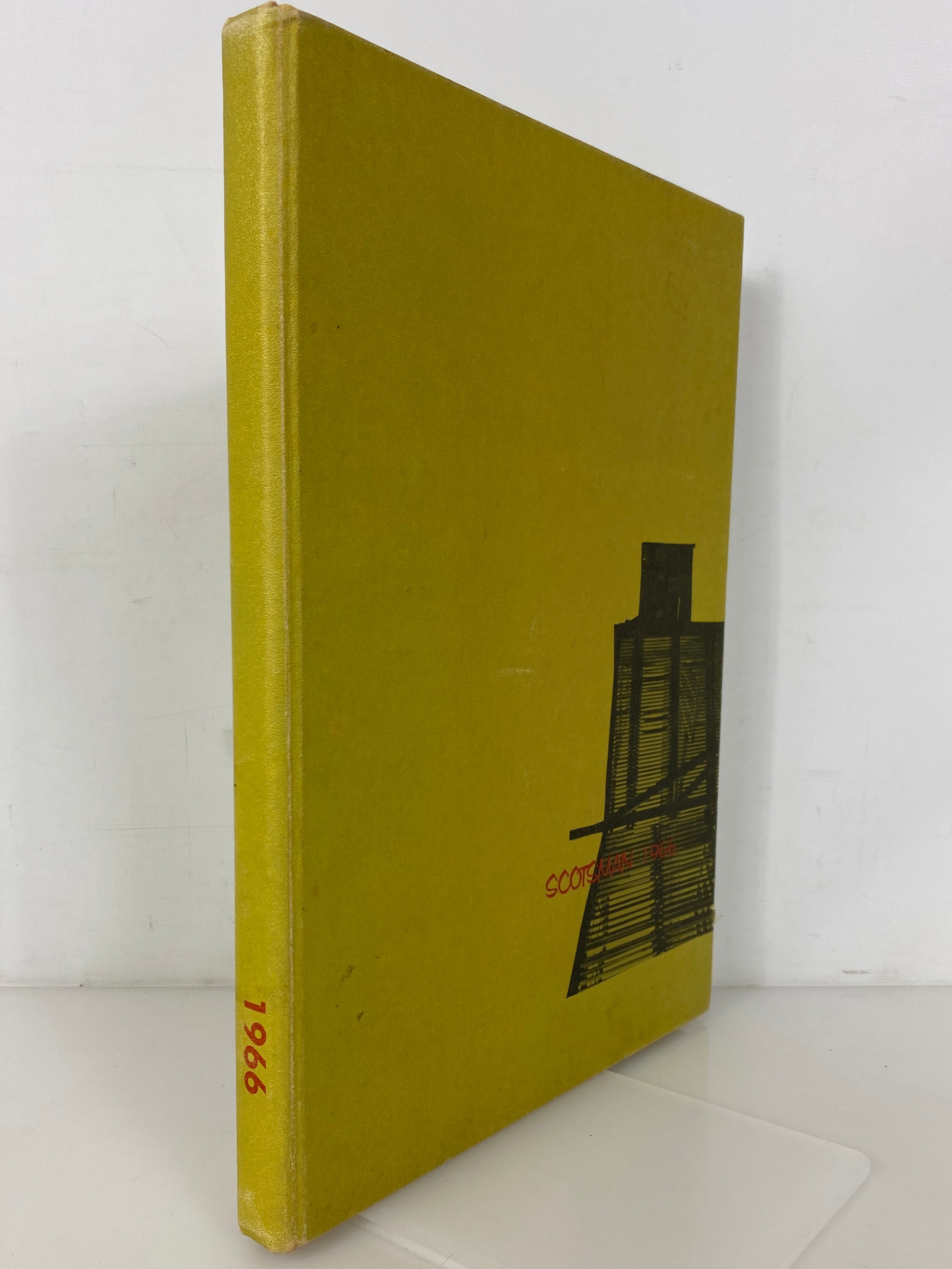 1966 Alma College "Scotsman" Yearbook Alma Michigan HC