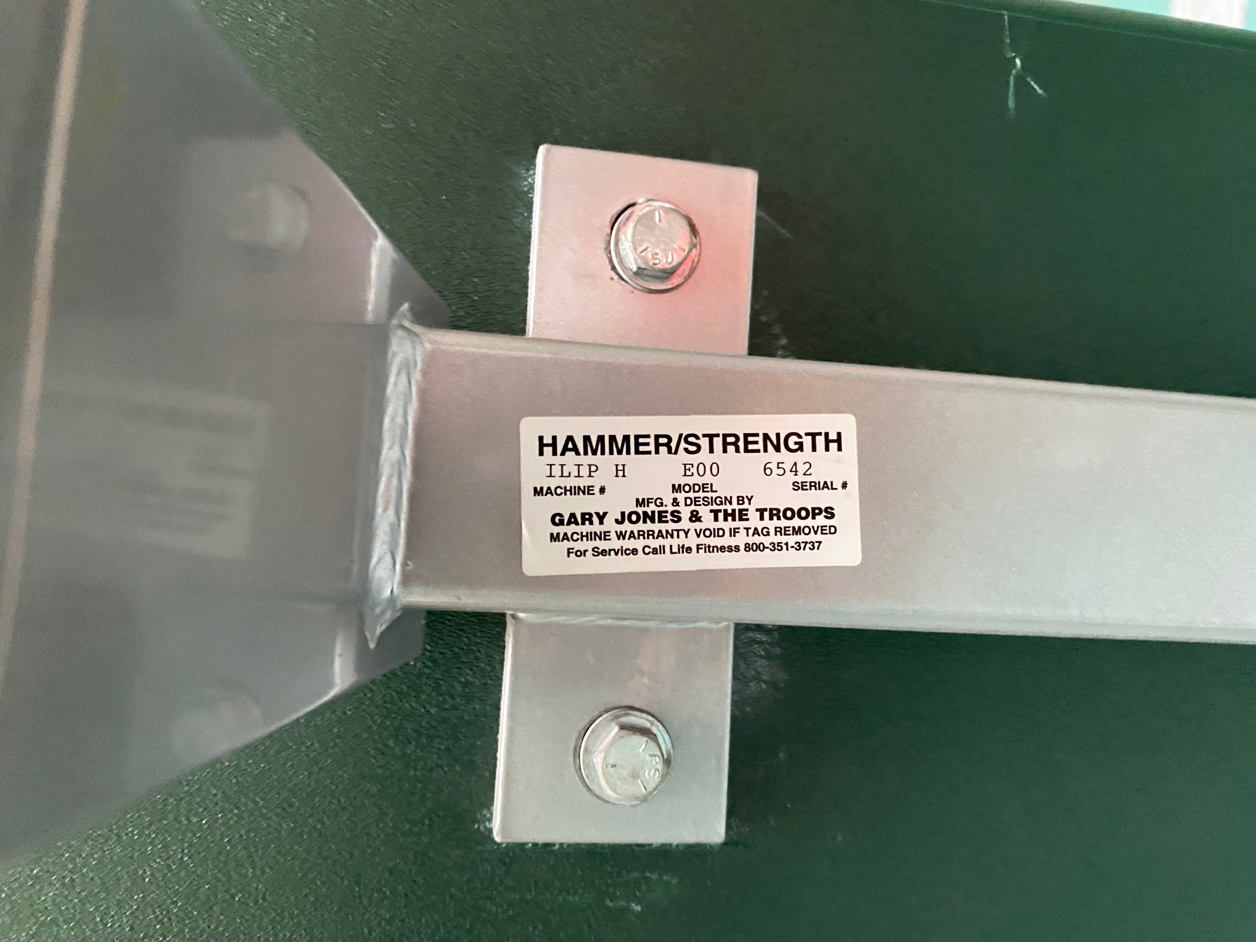 Hammer Strength ISO Lat Incline Machine Model #E00