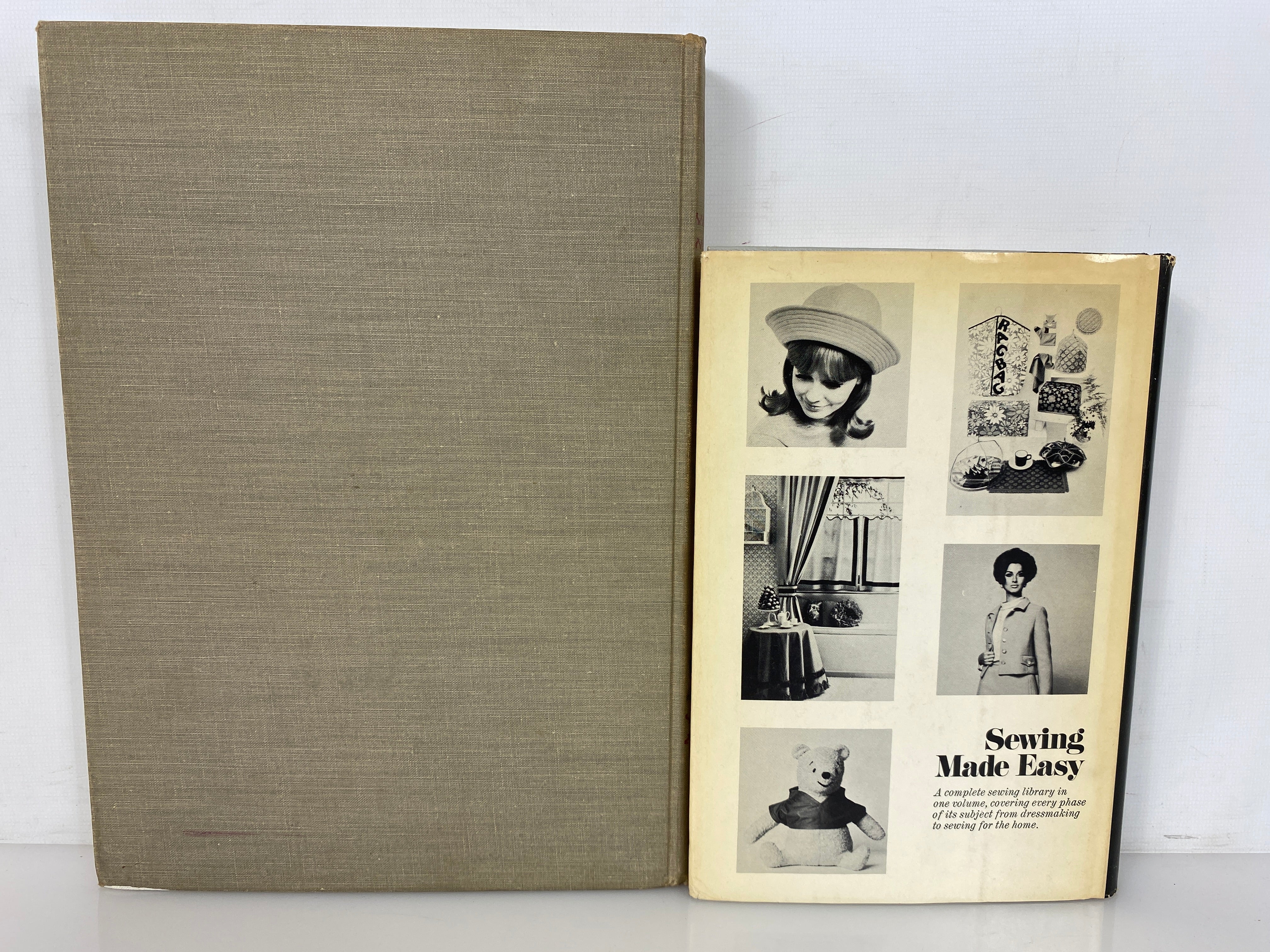 2 Vols: Singer Sewing Book (Picken)/Sewing Made Easy (Sara) 1950-69 HC