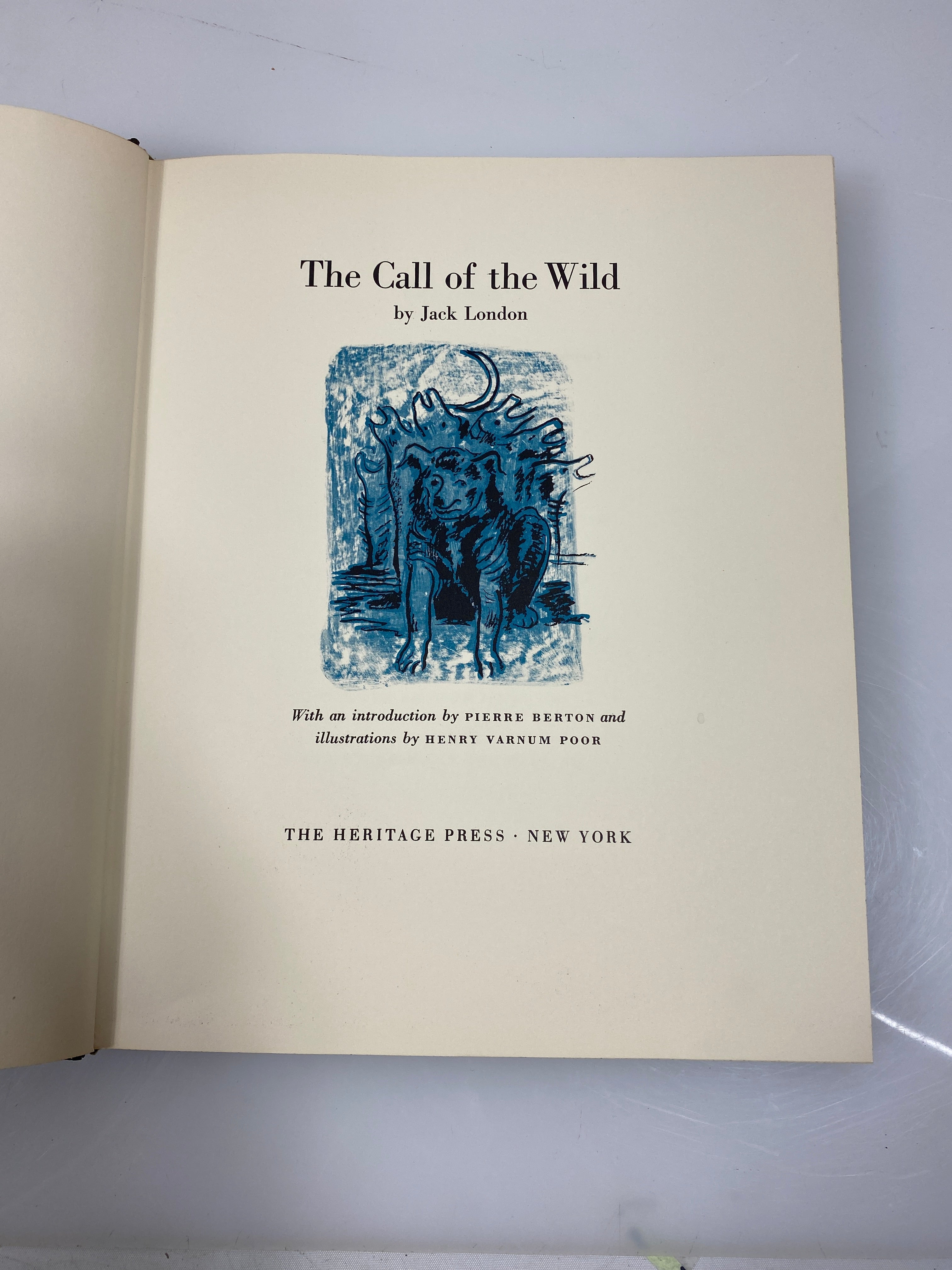 The Call of the Wild by Jack London The Heritage Press 1960 HC