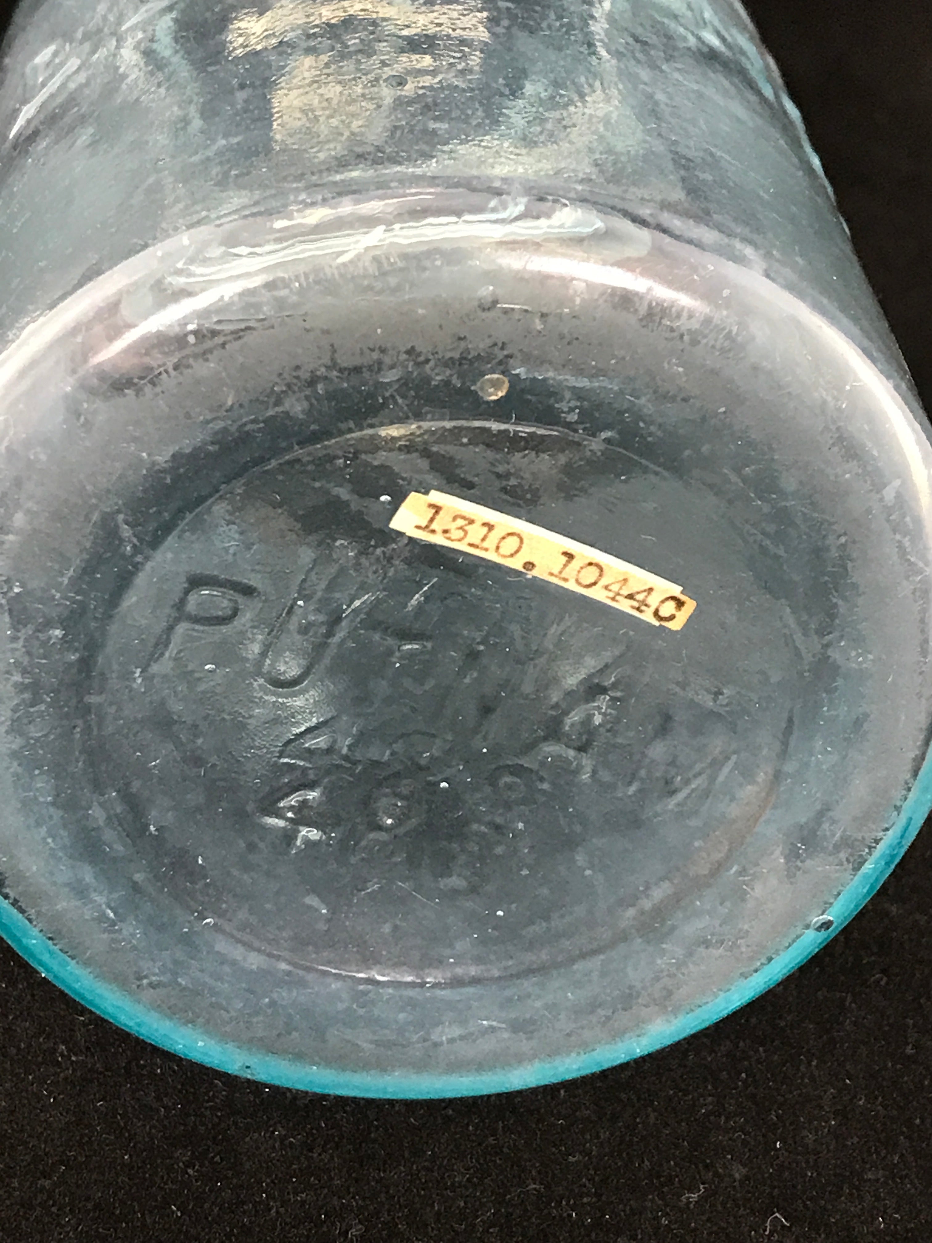 Antique Putnam Lightning 488 Fruit Jar Double Stamp ERROR