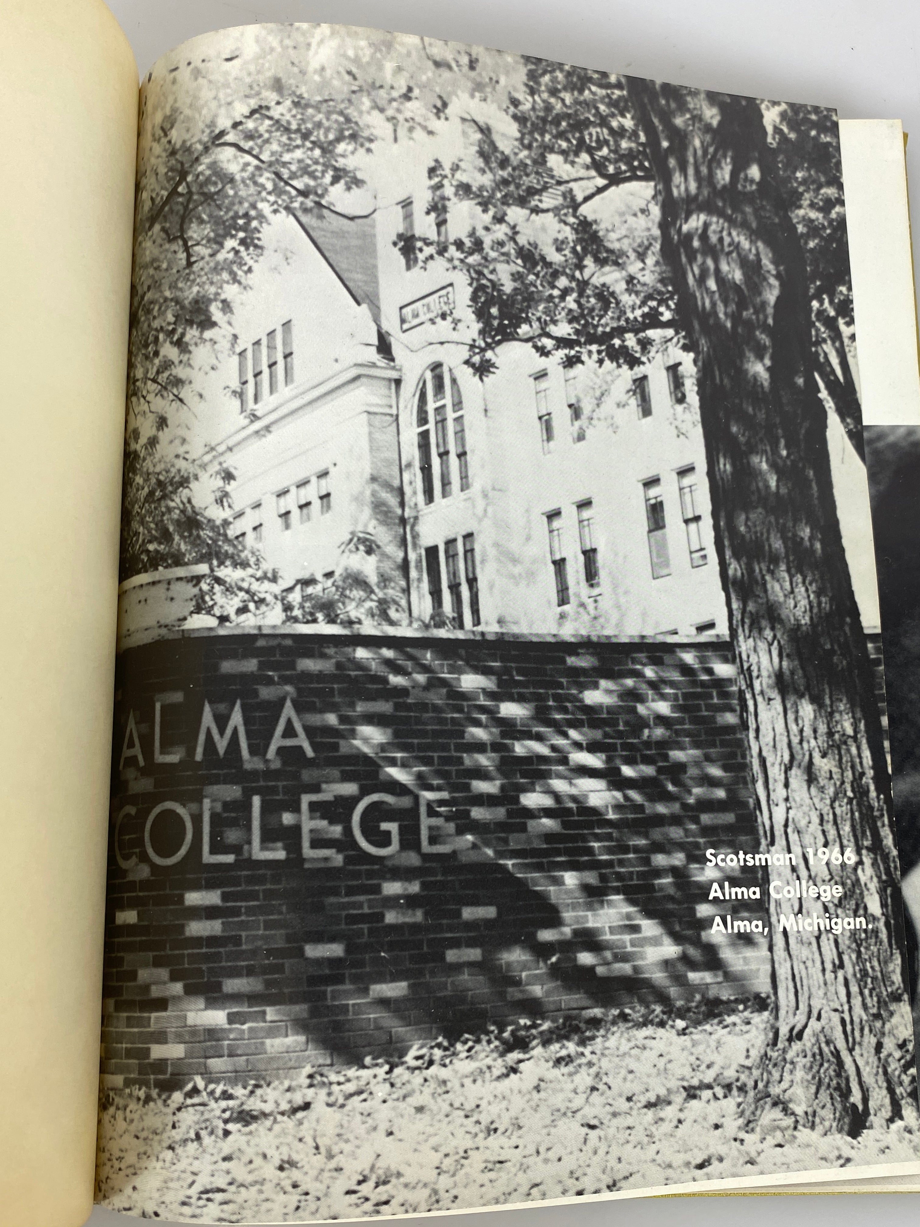 1966 Alma College "Scotsman" Yearbook Alma Michigan HC