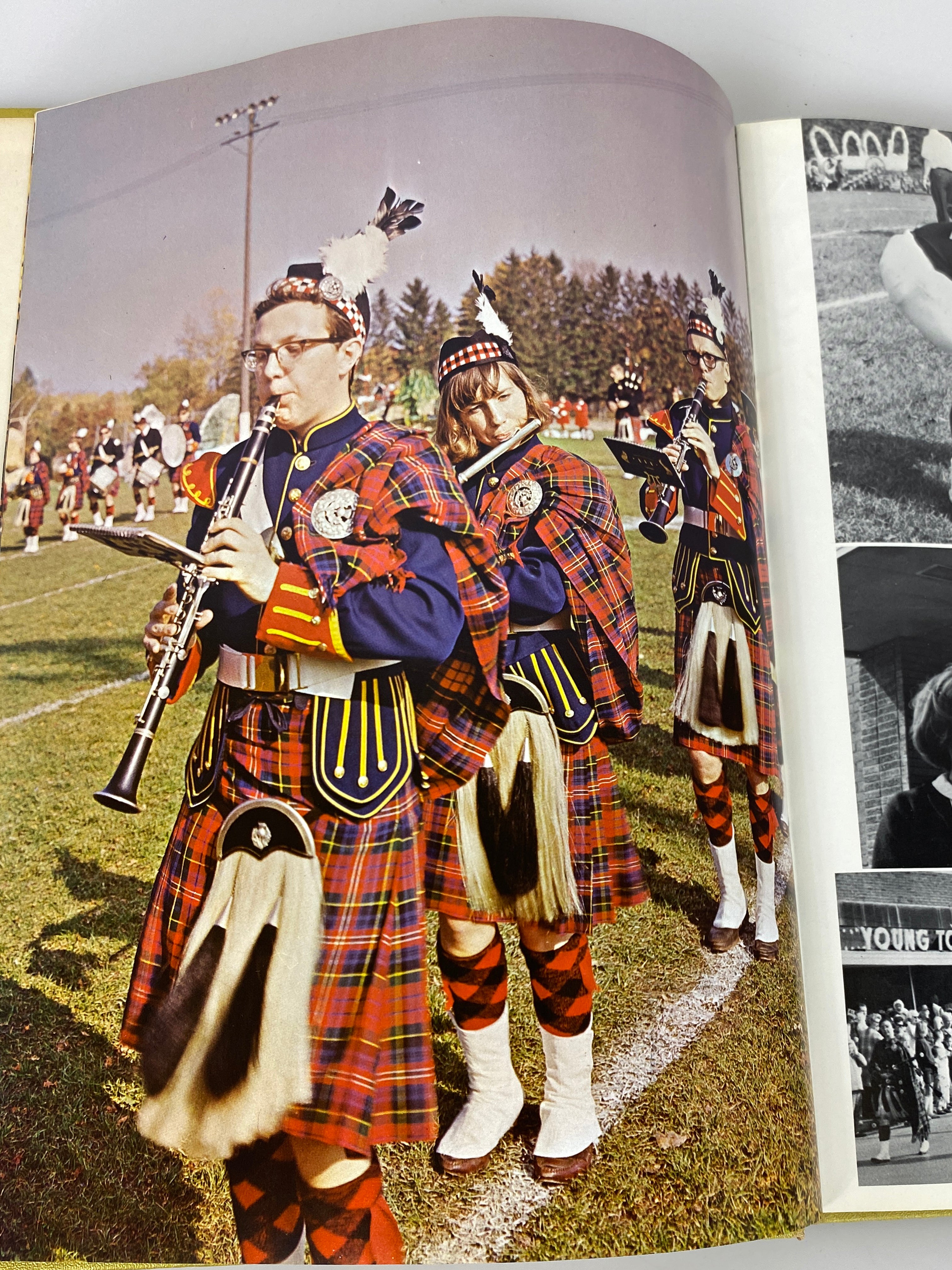 1966 Alma College "Scotsman" Yearbook Alma Michigan HC