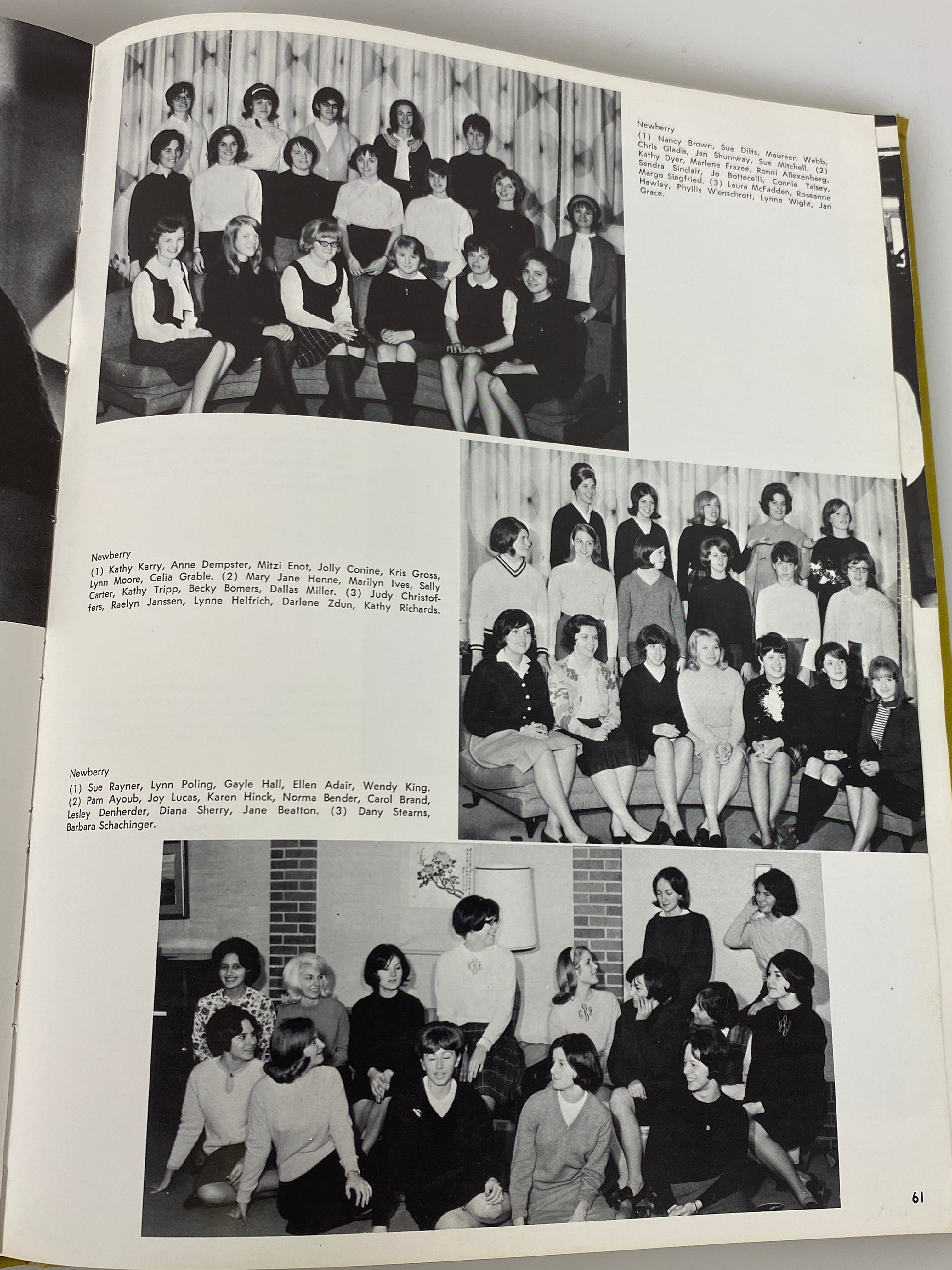 1966 Alma College "Scotsman" Yearbook Alma Michigan HC