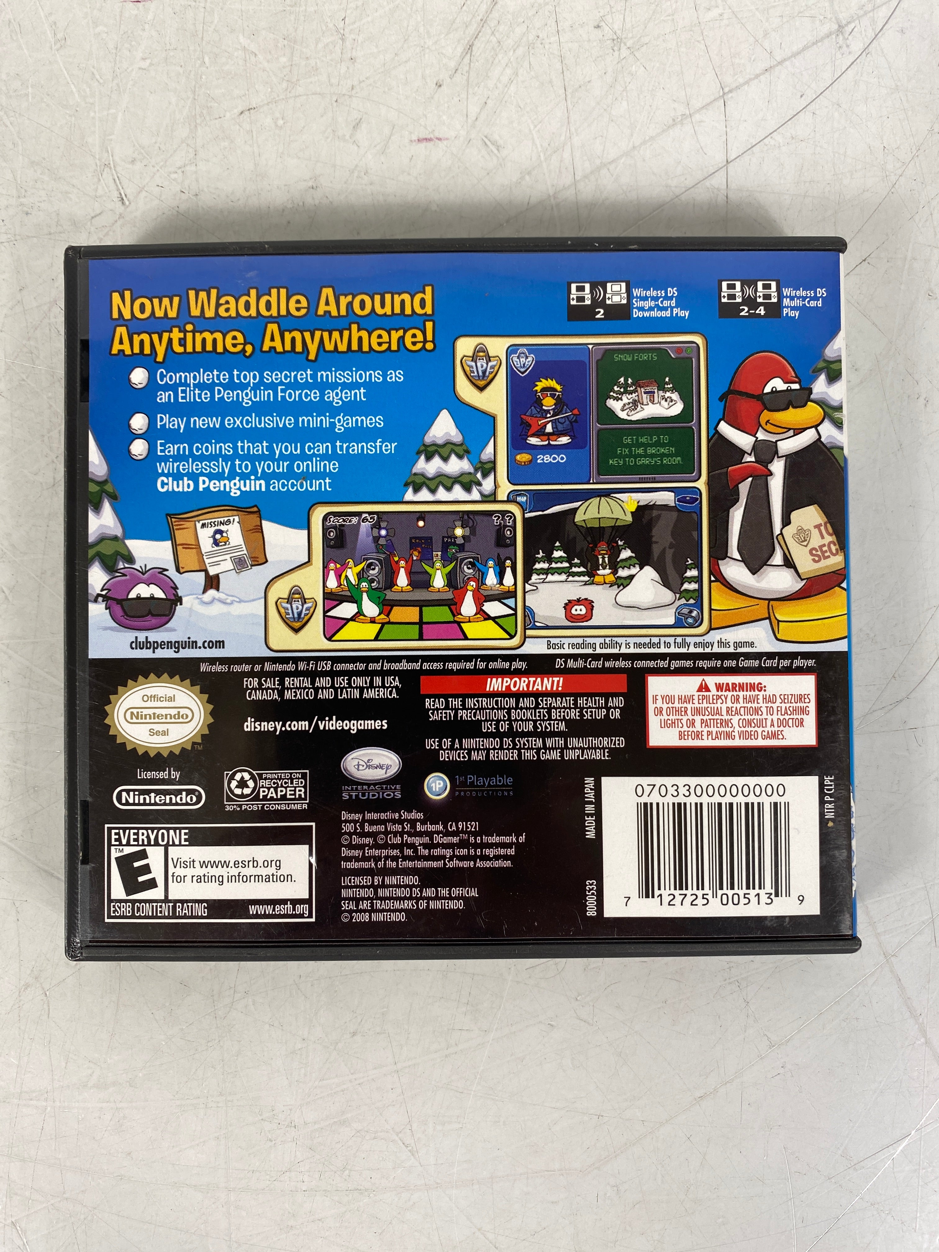 Disney Club Penguin Elite Penguin Force for Nintendo DS