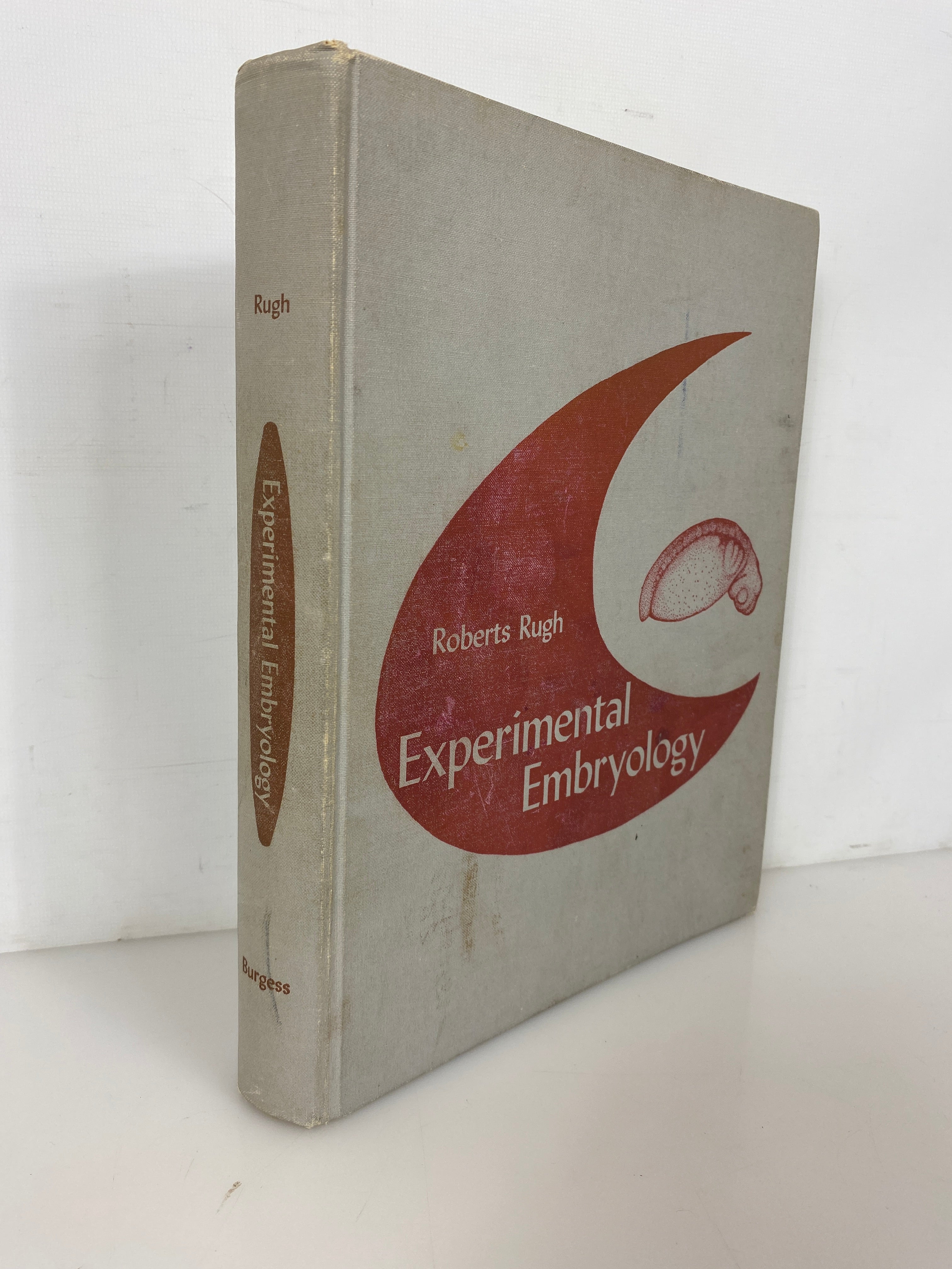 Experimental Embryology by Roberts Rugh 1962 Third Edition HC