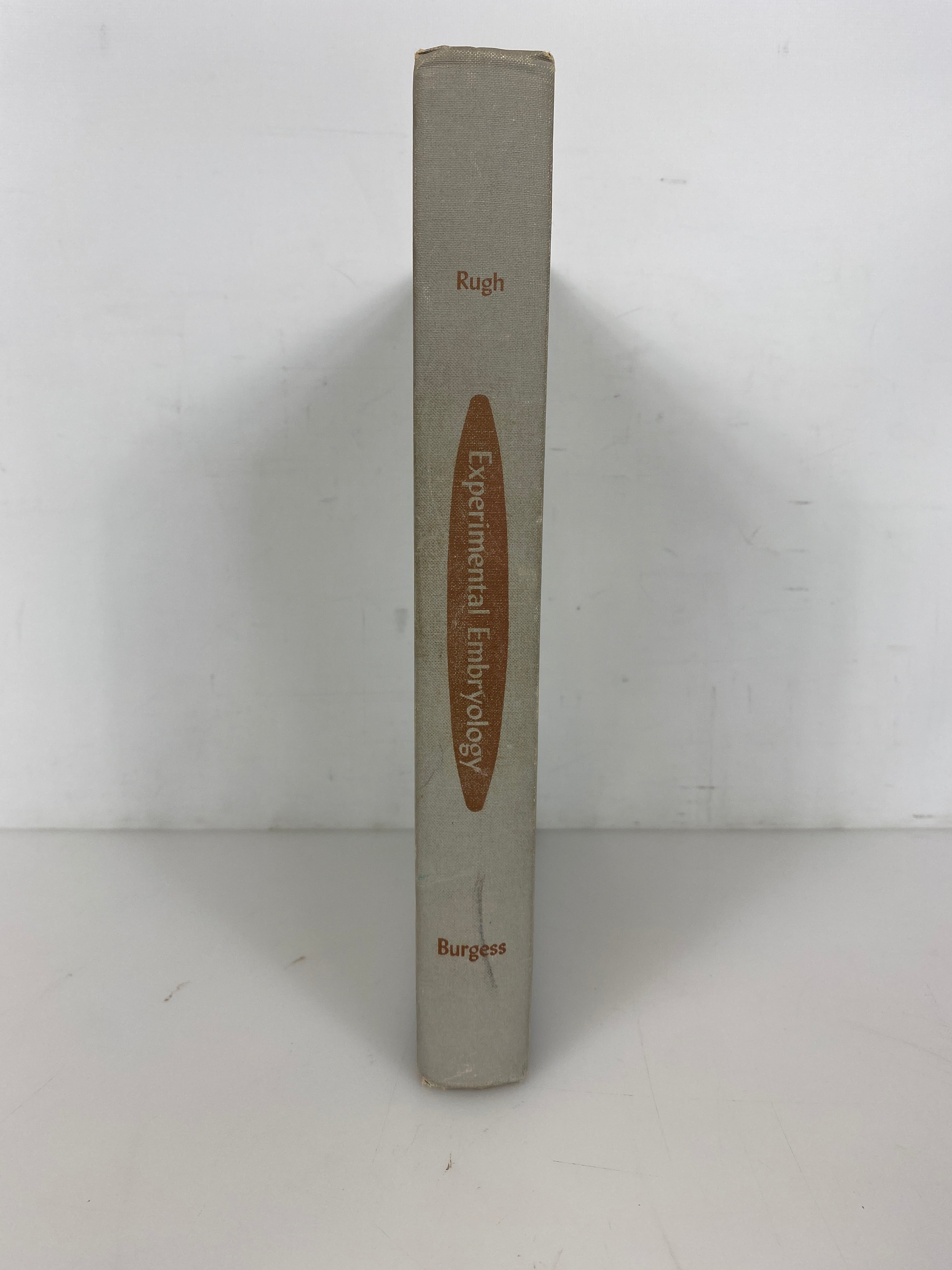 Experimental Embryology by Roberts Rugh 1962 Third Edition HC