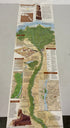 Lot of 4 Illustrated Vintage Maps of the Nile Valley 1963-1995