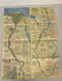 Lot of 4 Illustrated Vintage Maps of the Nile Valley 1963-1995