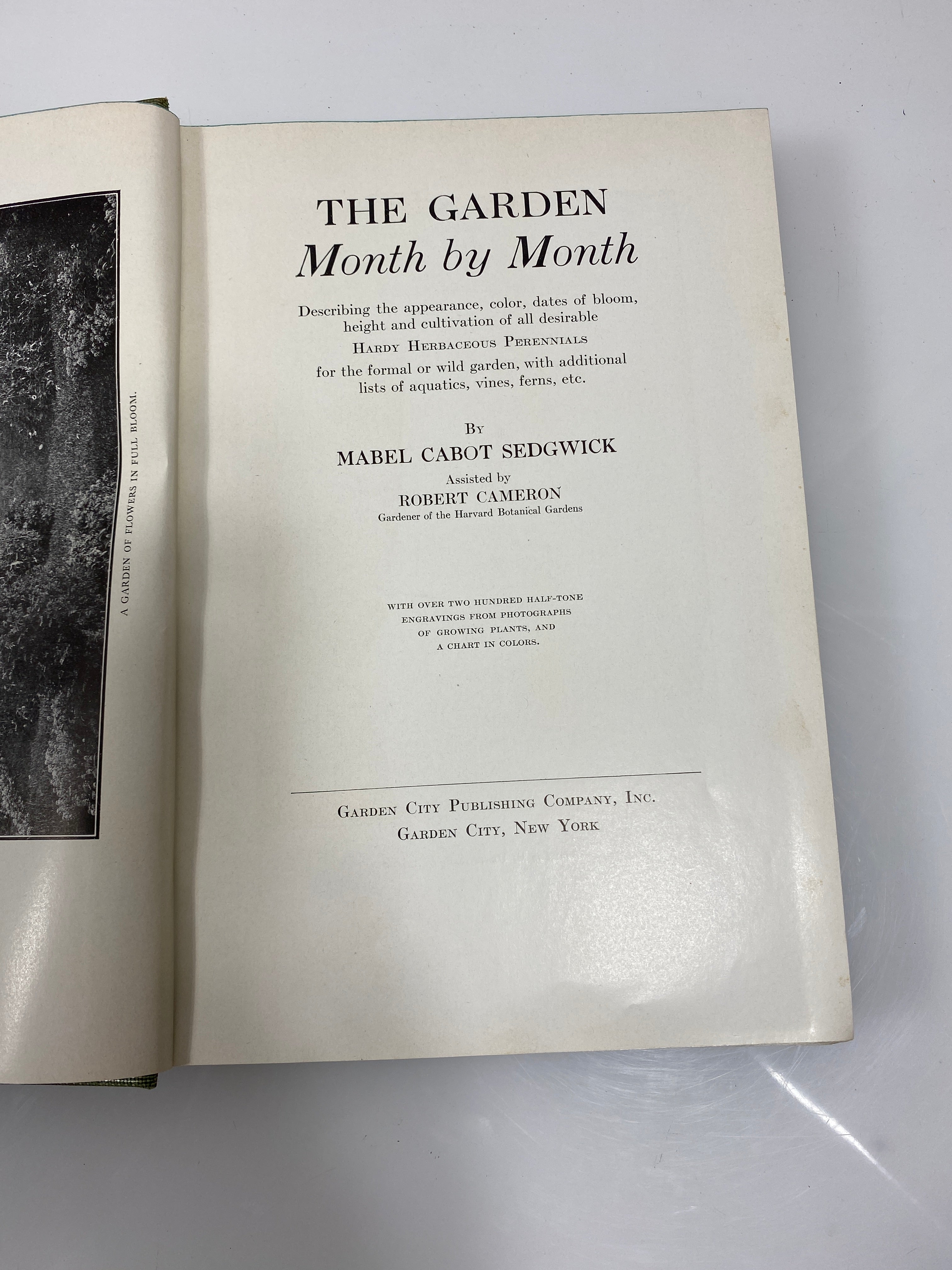 The Garden Month by Month by Sedgwick 1907 HC