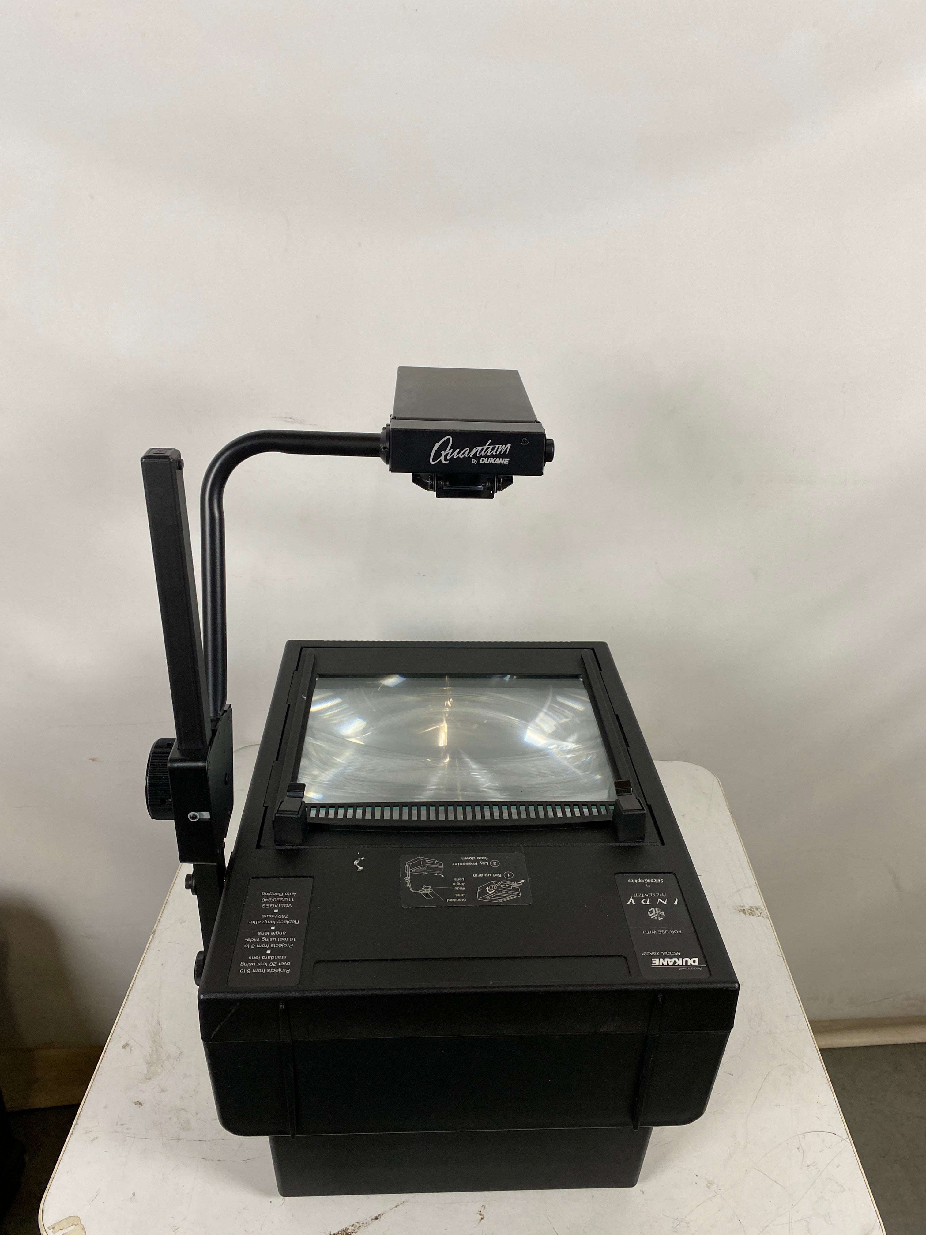 Dukane #28A681 Overhead Projector & Case