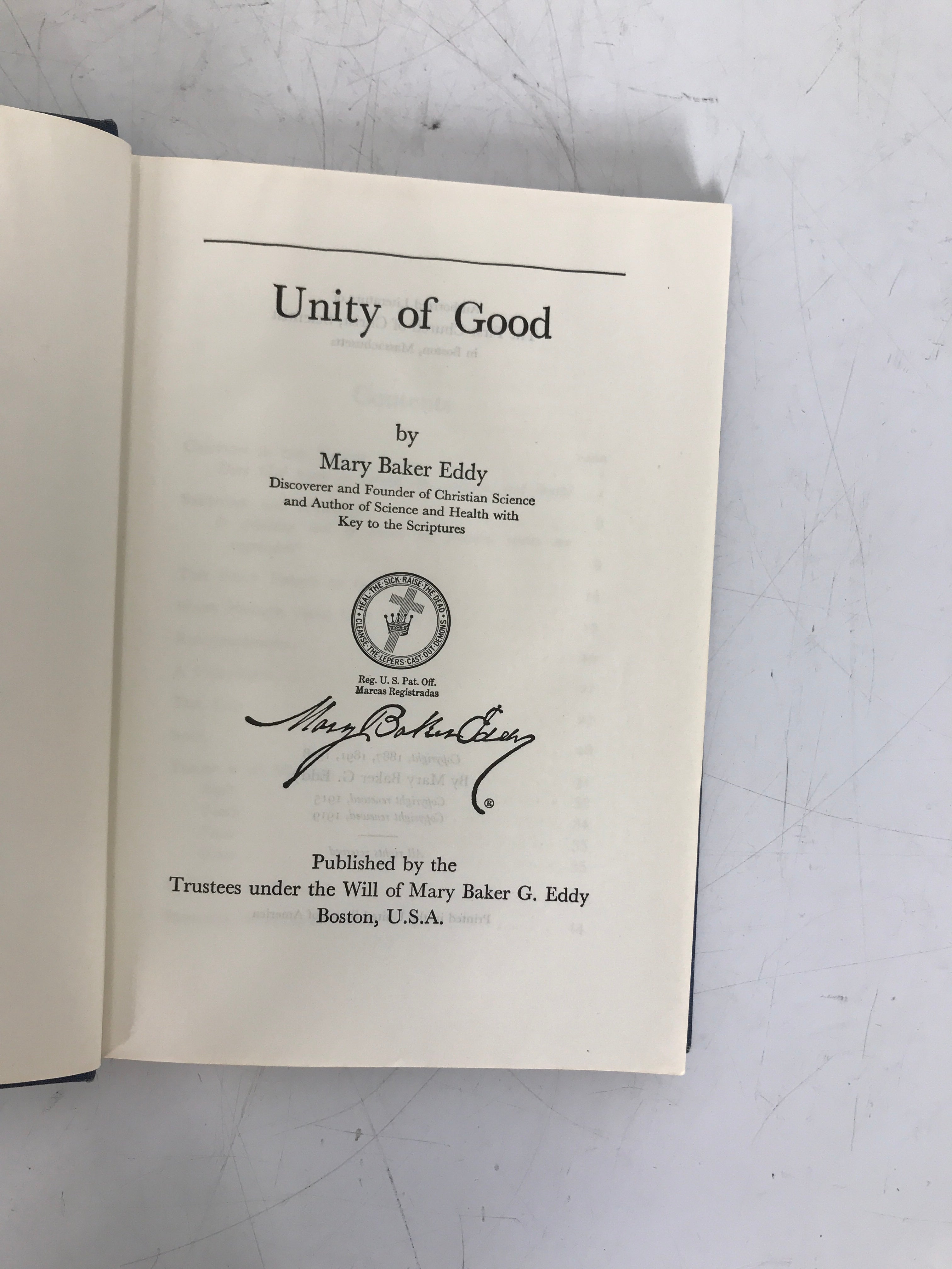 Lot of 4 Mary Baker Eddy 1913-1934 First Church of Christ Scientist HC