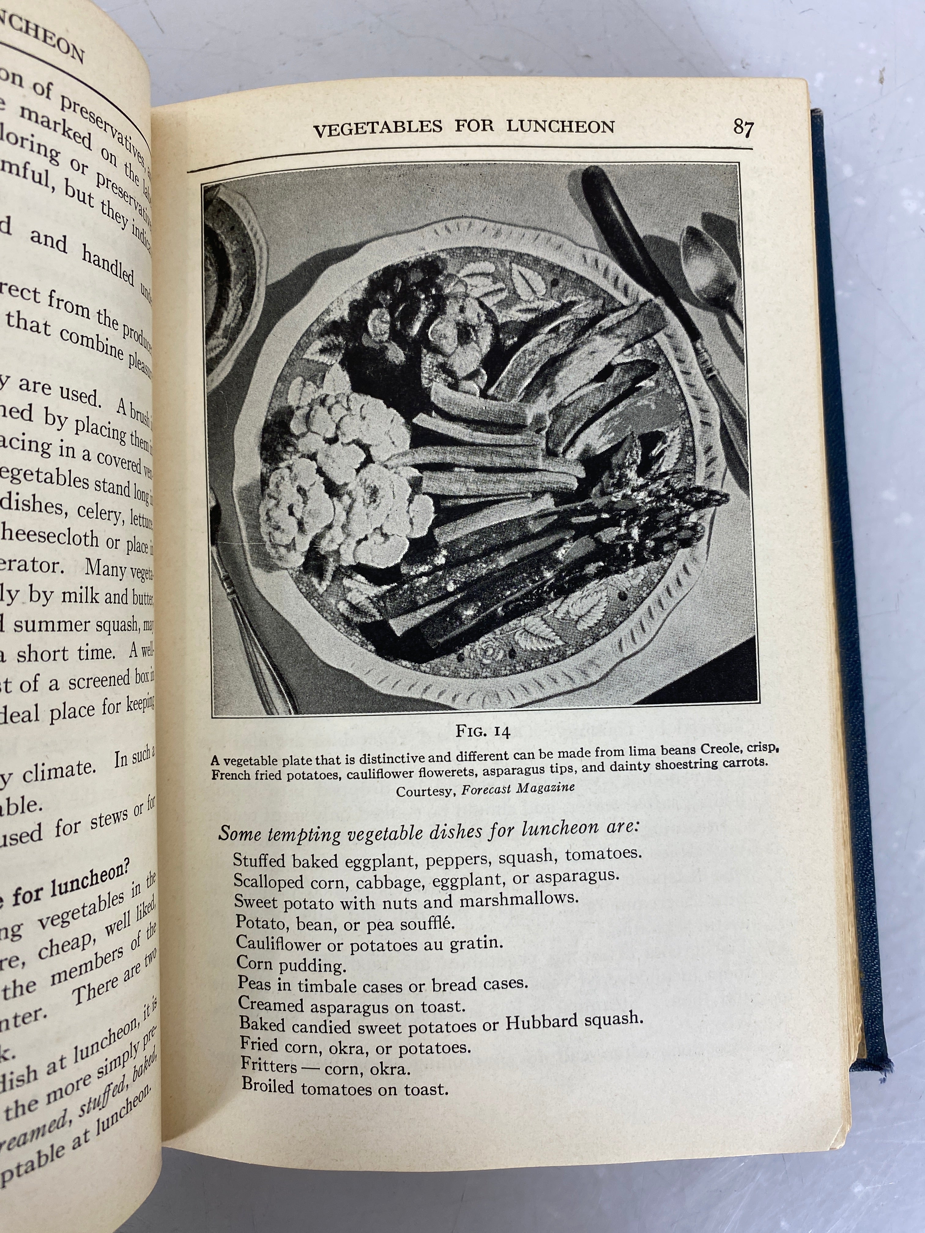 Vintage  Home Economics Textbook: Everyday Foods by Jessie W. Harris and Elisabeth Lacey Speer 1933 HC
