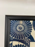 Vintage Fuschia Maiden Canvas In Frame