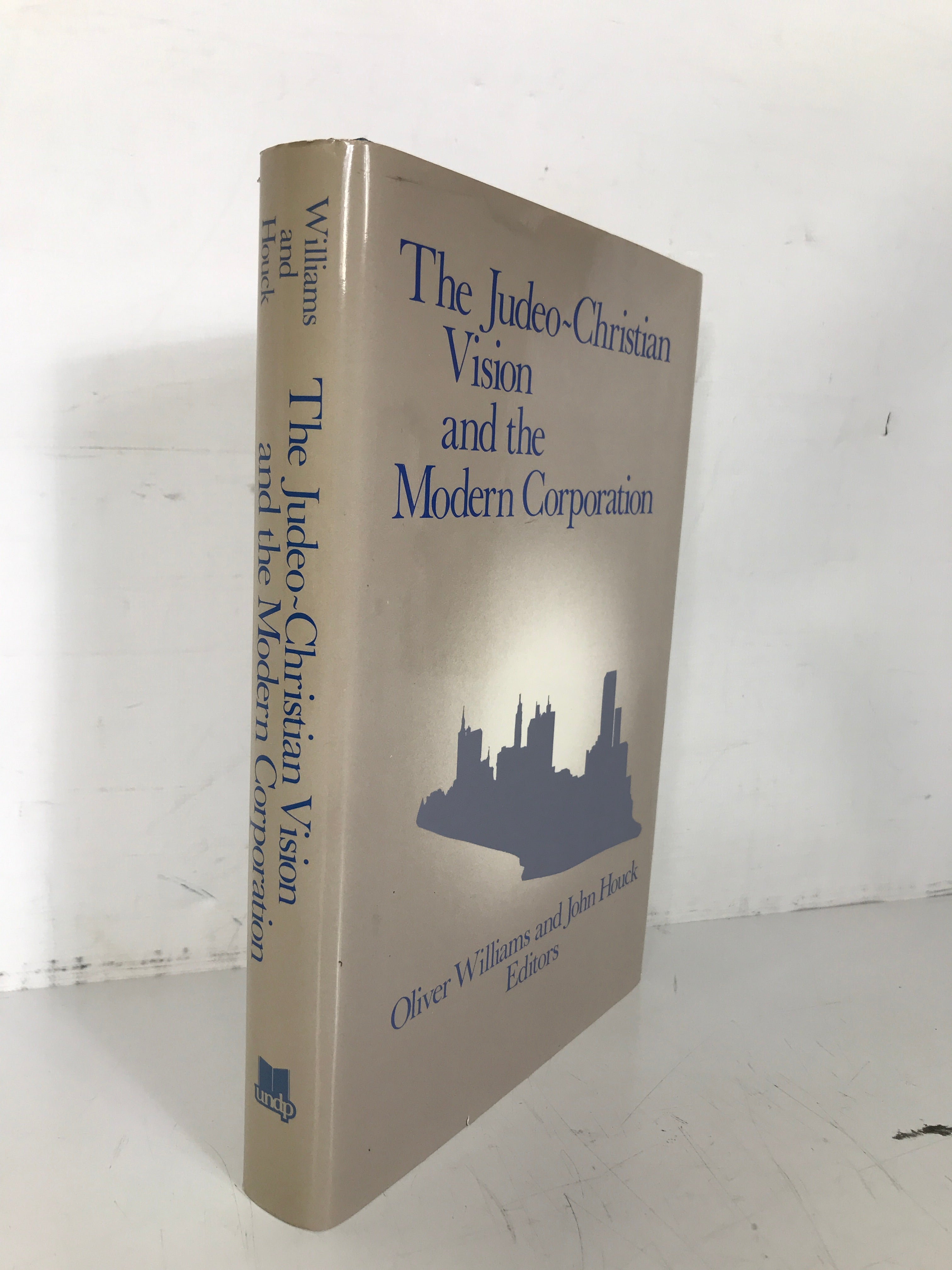 The Judeo-Christian Vision and the Modern Corporation 1982 1st, Signed HC DJ