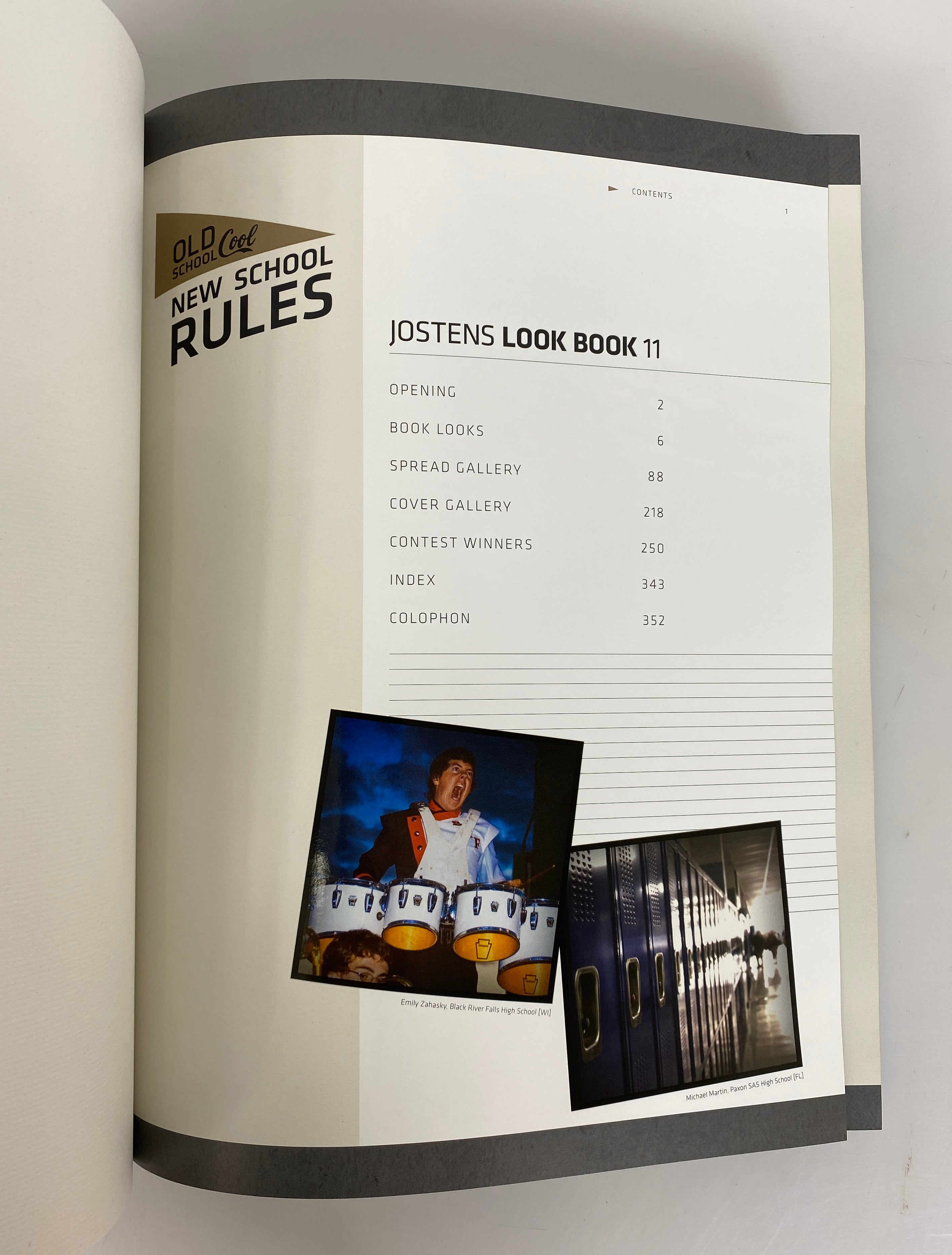 Jostens Look Book 11 Yearbook Planner/Designer HC