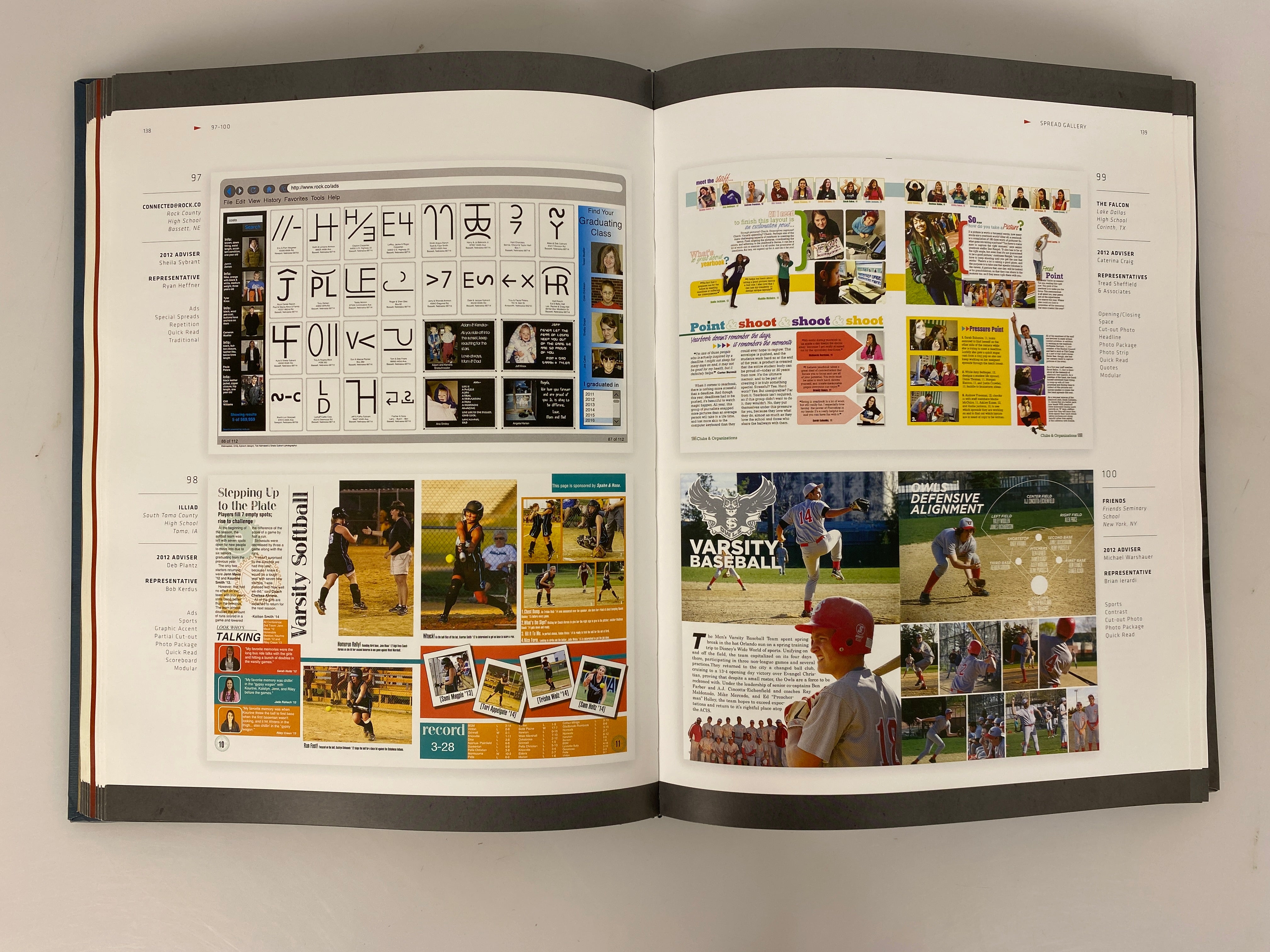 Jostens Look Book 11 Yearbook Planner/Designer HC