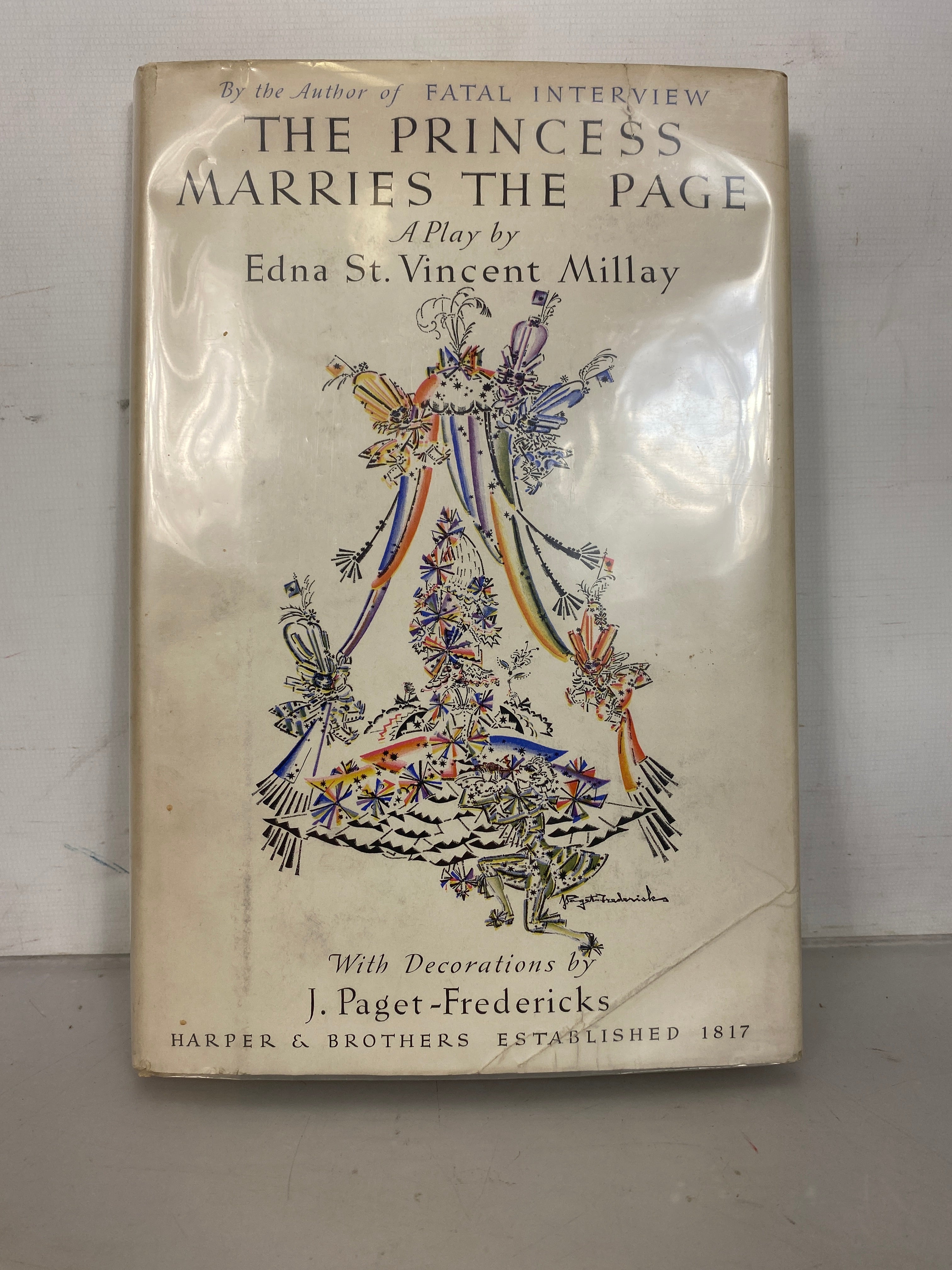 Vintage First Edition The Princess Marries the Page by Edna St. Vincent Millay 1932 HC DJ