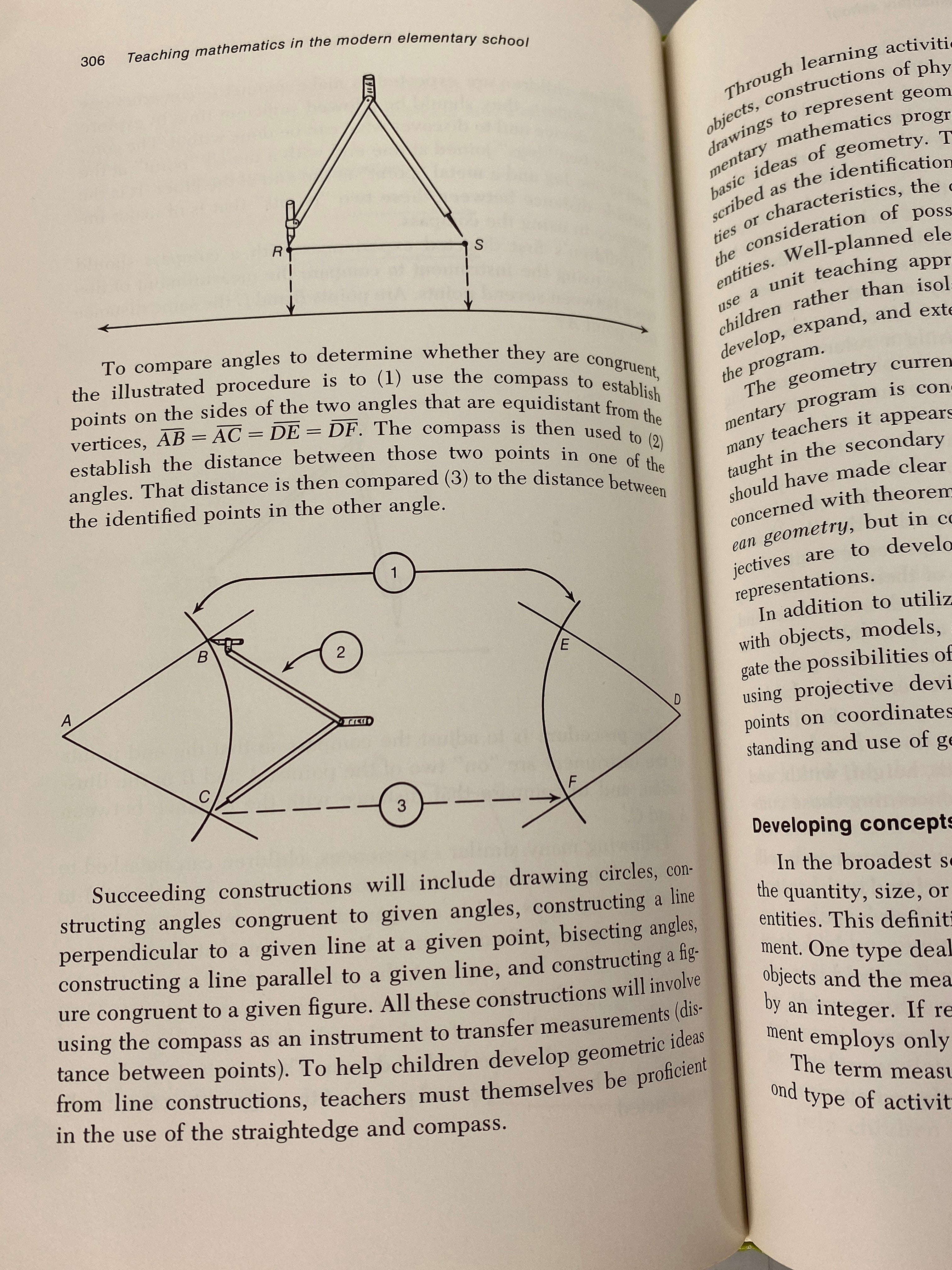 Teaching Mathematics in the Modern Elementary School 1971 Vintage HC