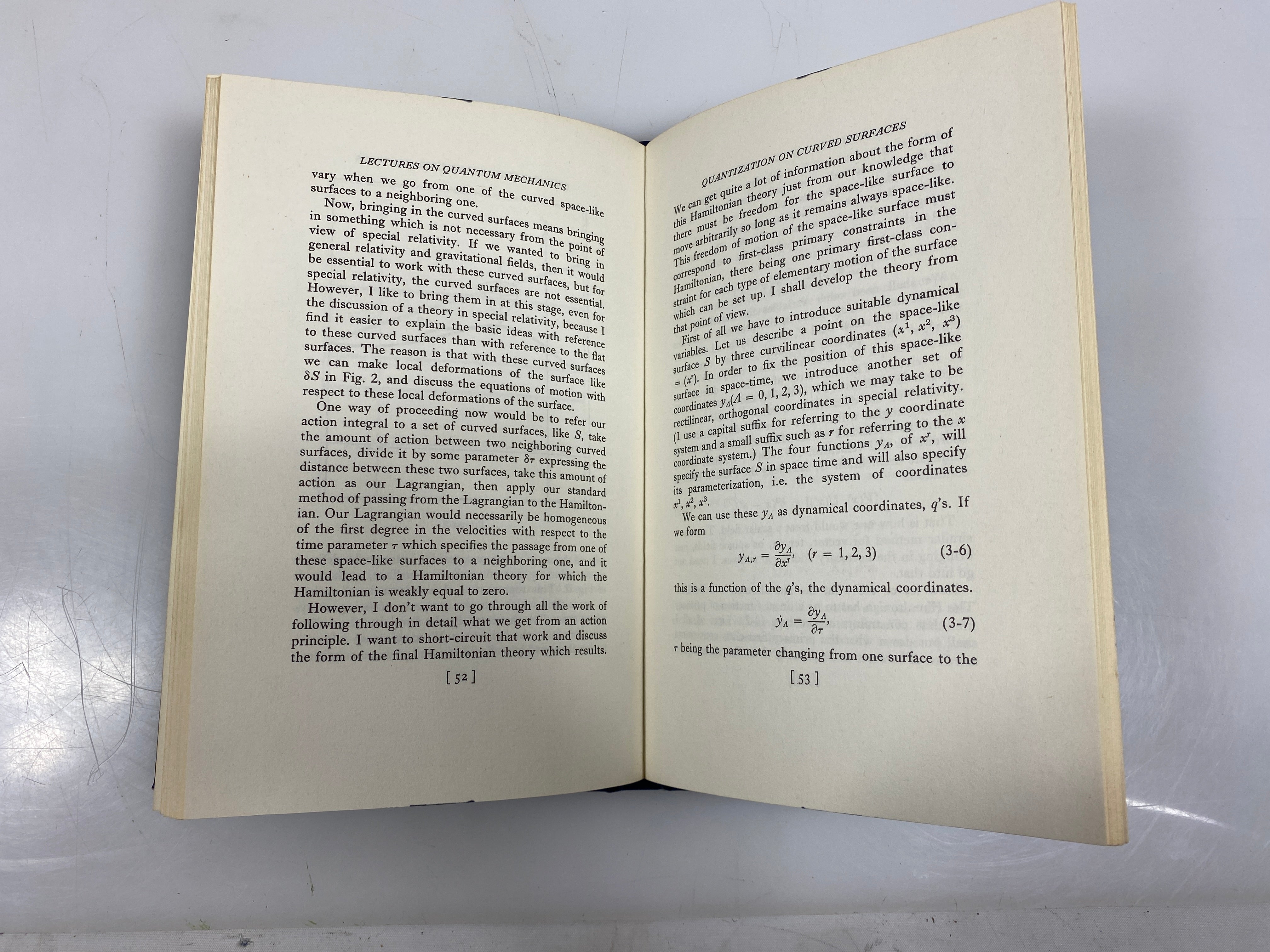 Lectures on Quantum Mechanics by Dirac Ex-Library Vol 2 1964