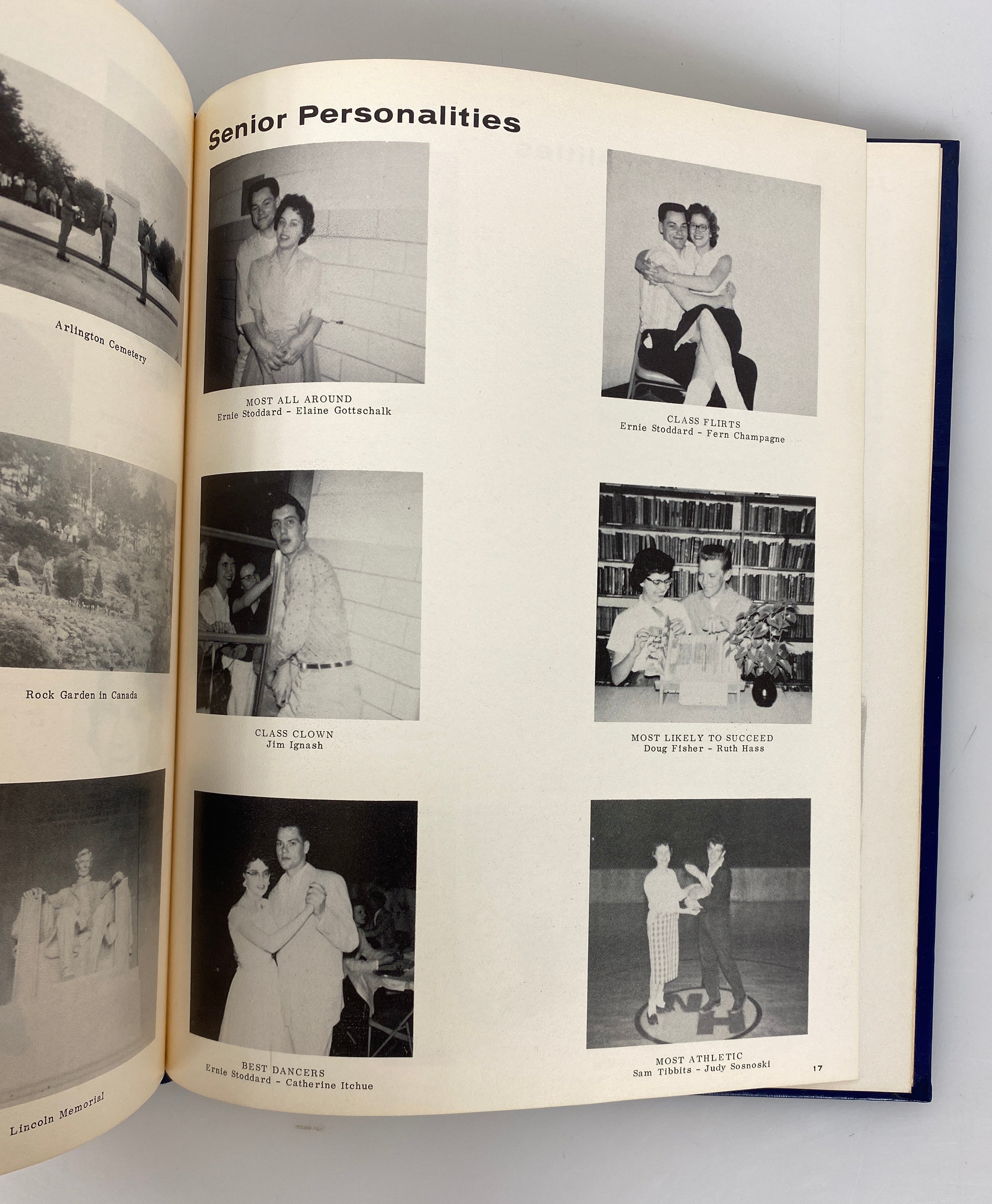 1960 North Huron High School Yearbook "Beeline" Kinde Michigan HC